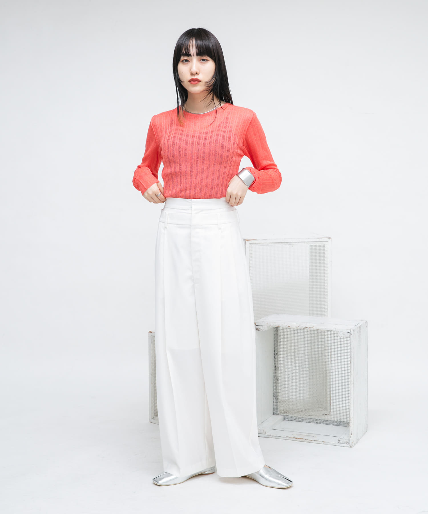 身長：160cm サイズ：one