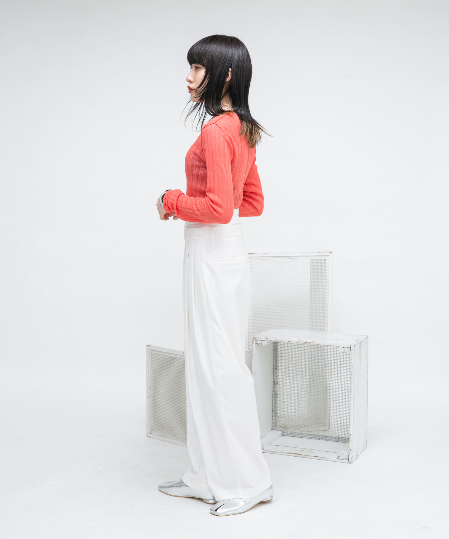 身長：160cm サイズ：one