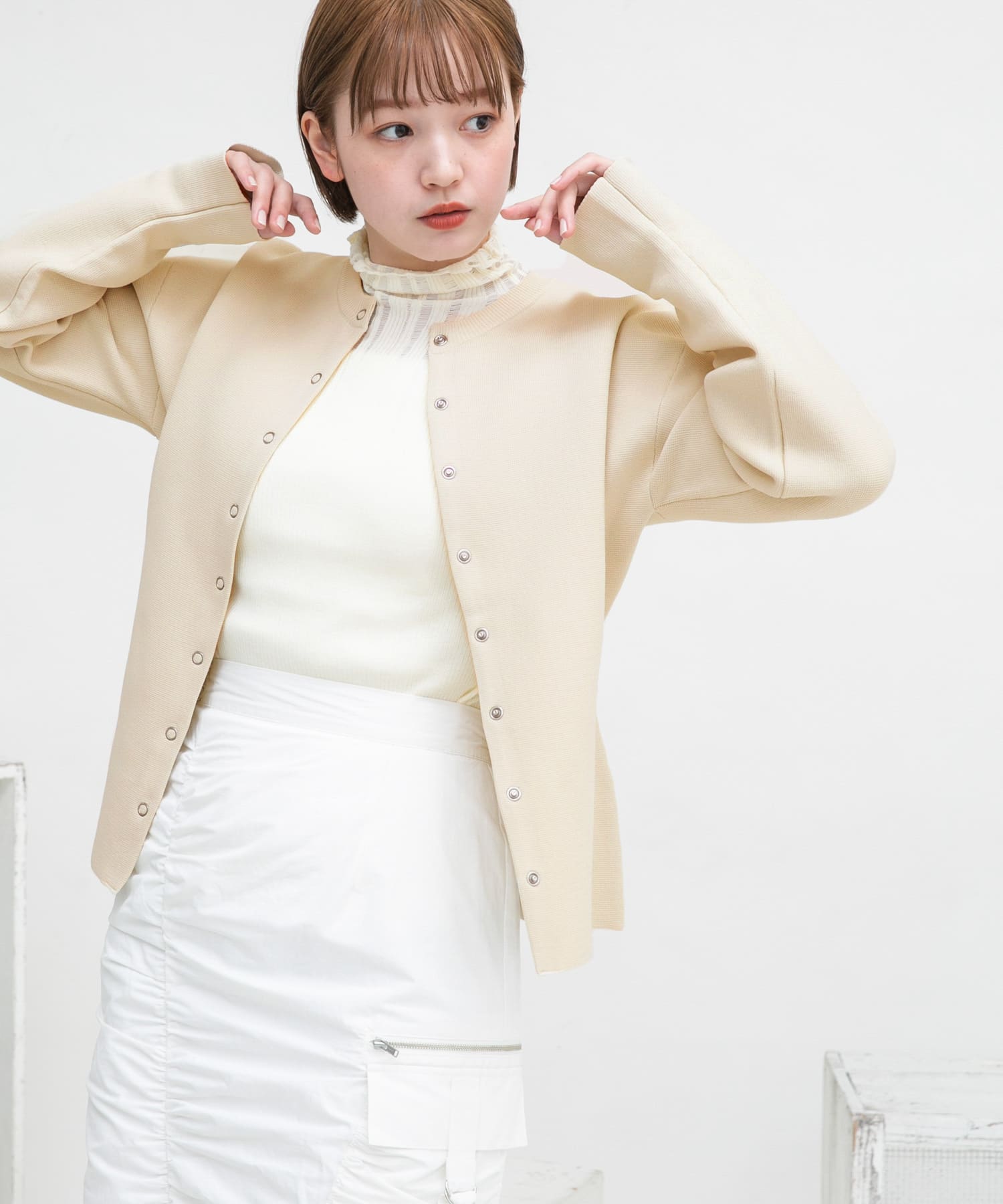 身長：160cm サイズ：one