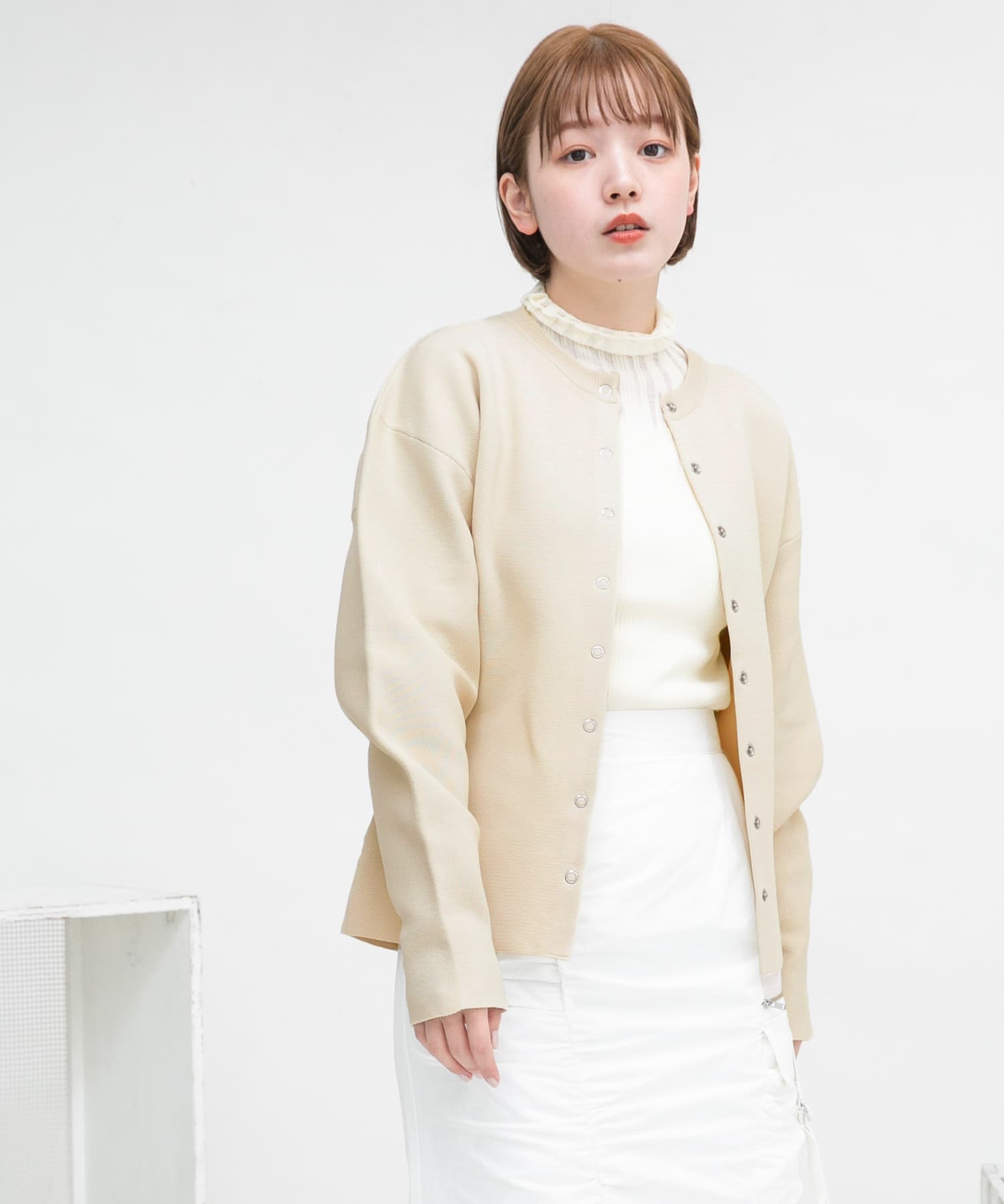 身長：160cm サイズ：one