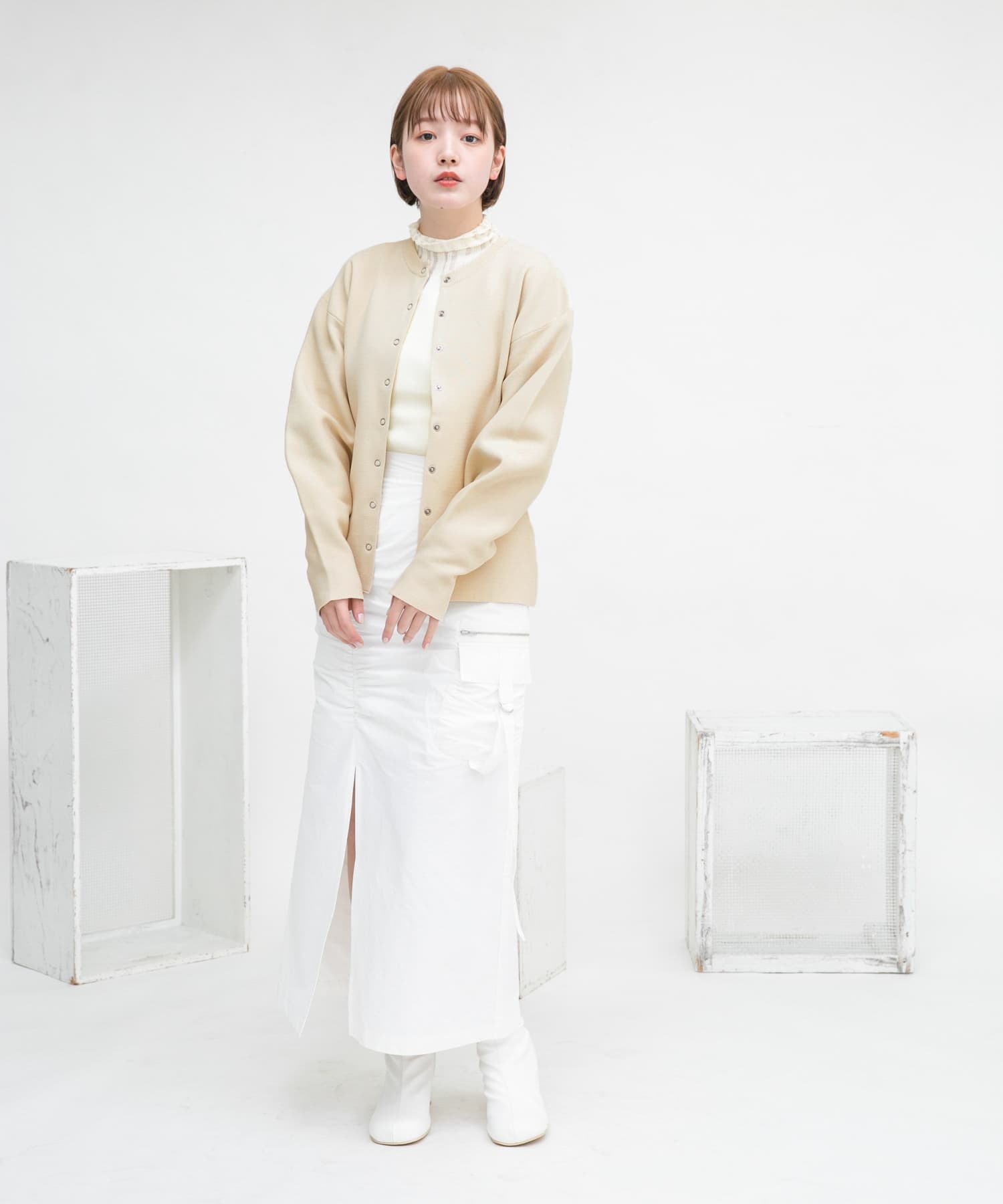 身長：160cm サイズ：one