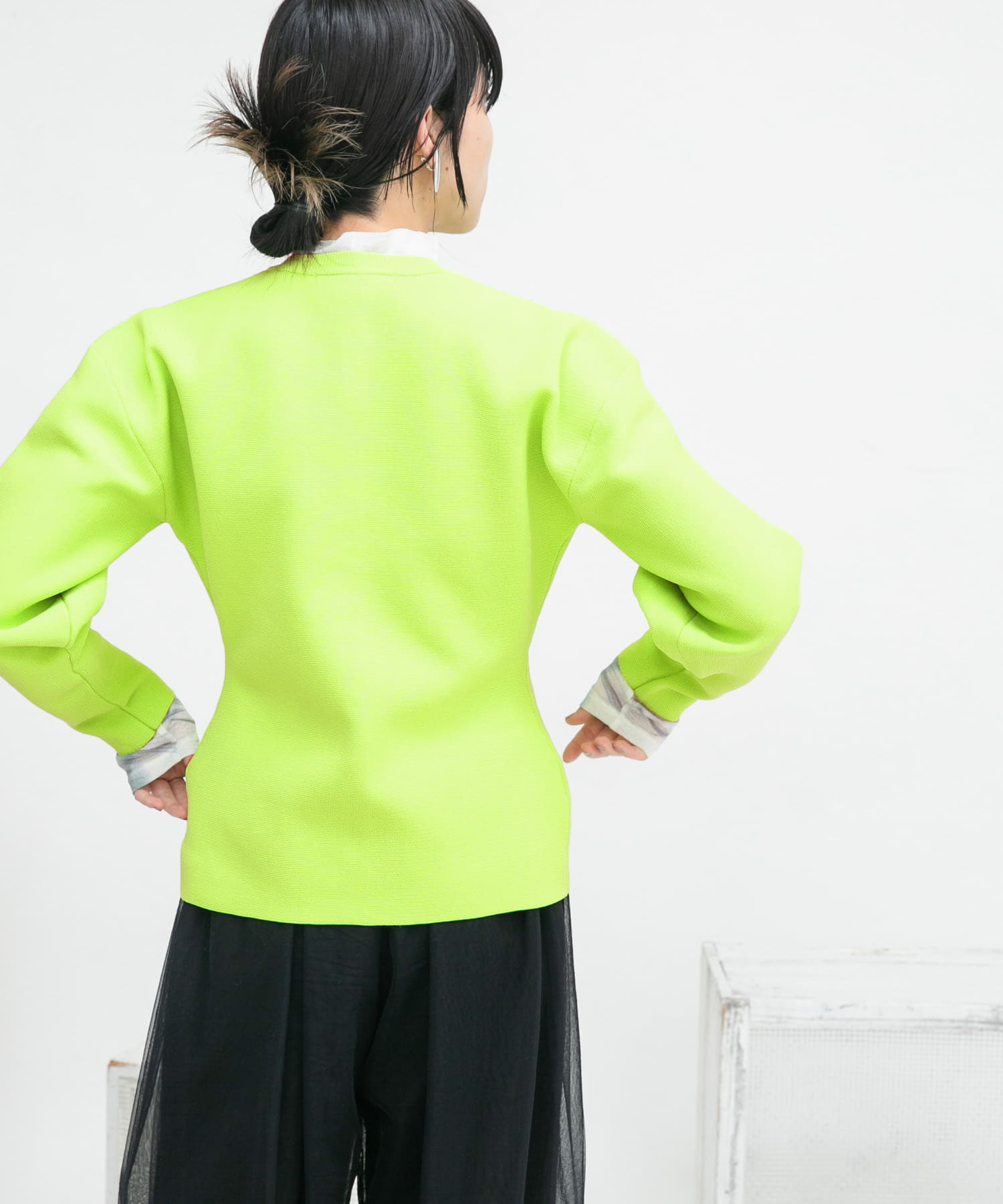 身長：160cm サイズ：one