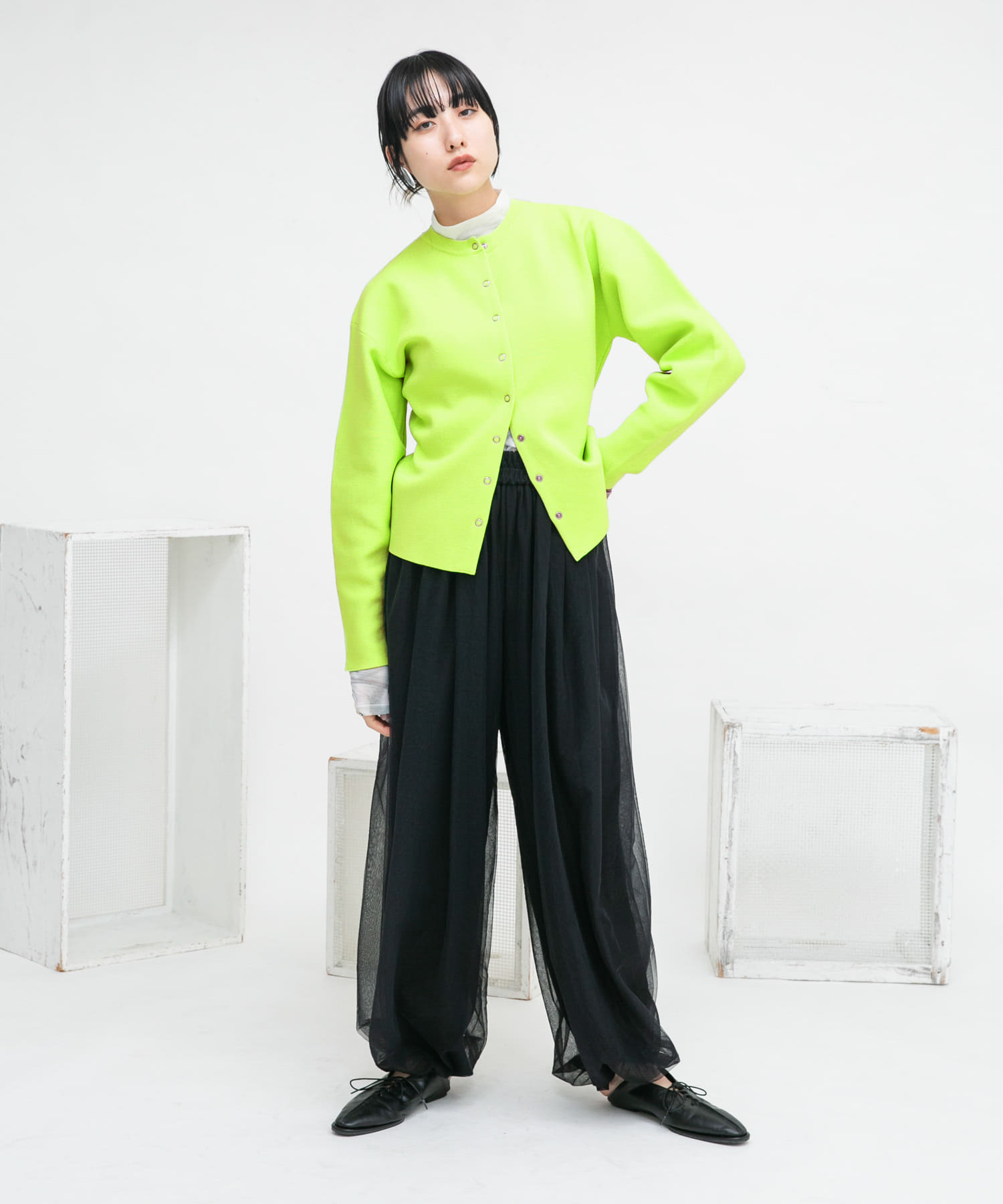 身長：160cm サイズ：one