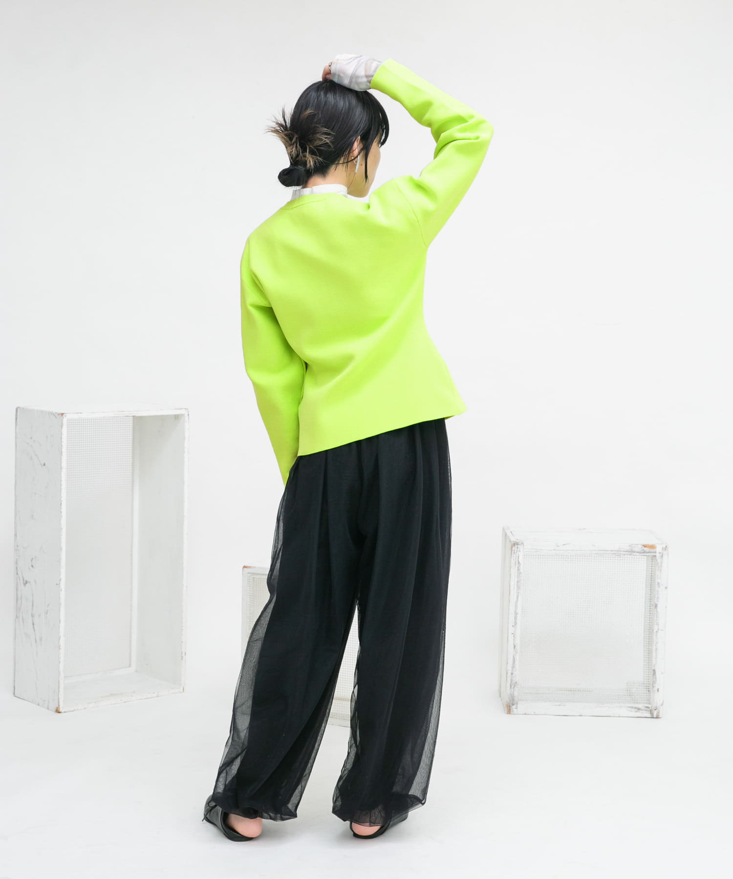 身長：160cm サイズ：one
