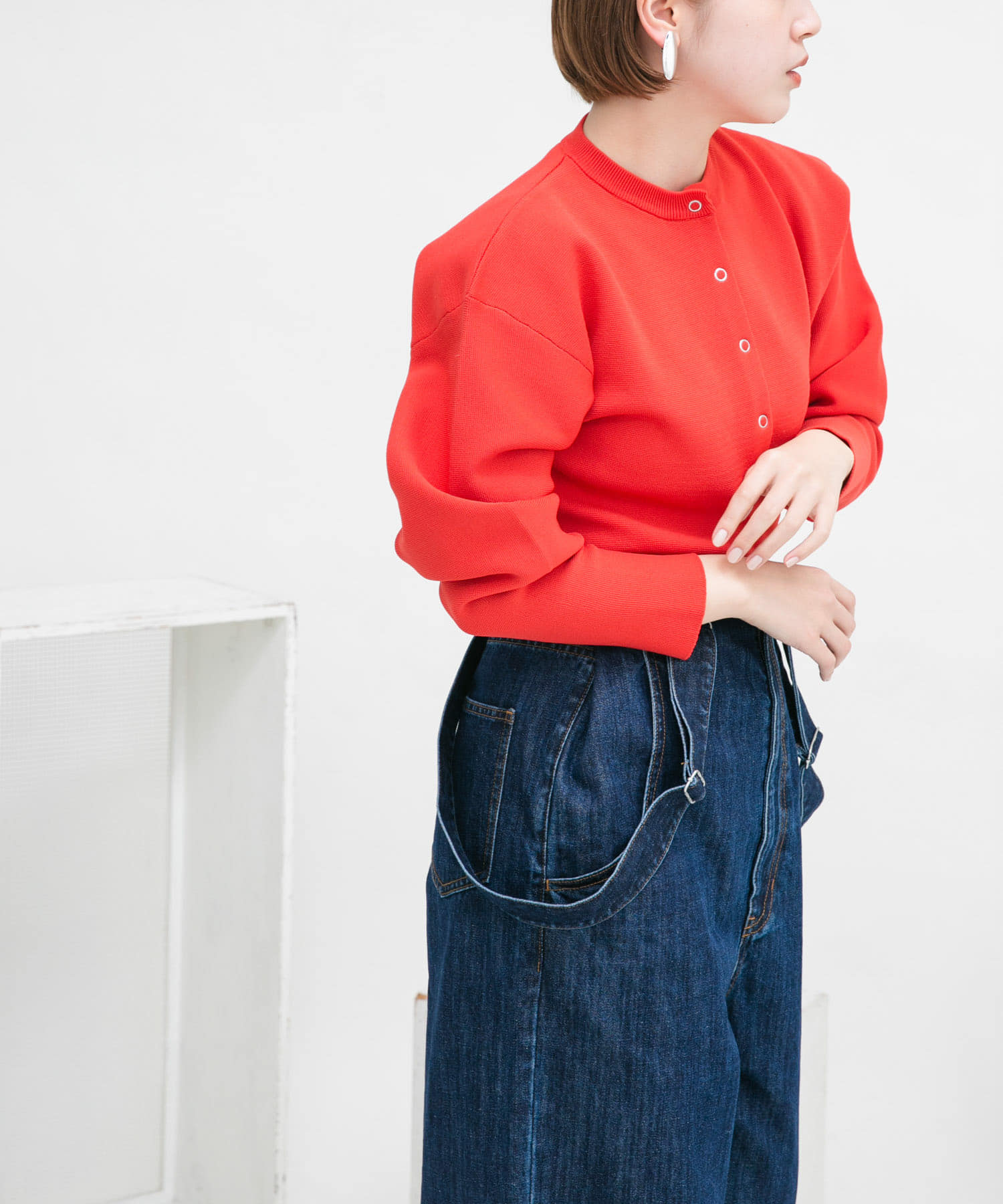 身長：160cm サイズ：one