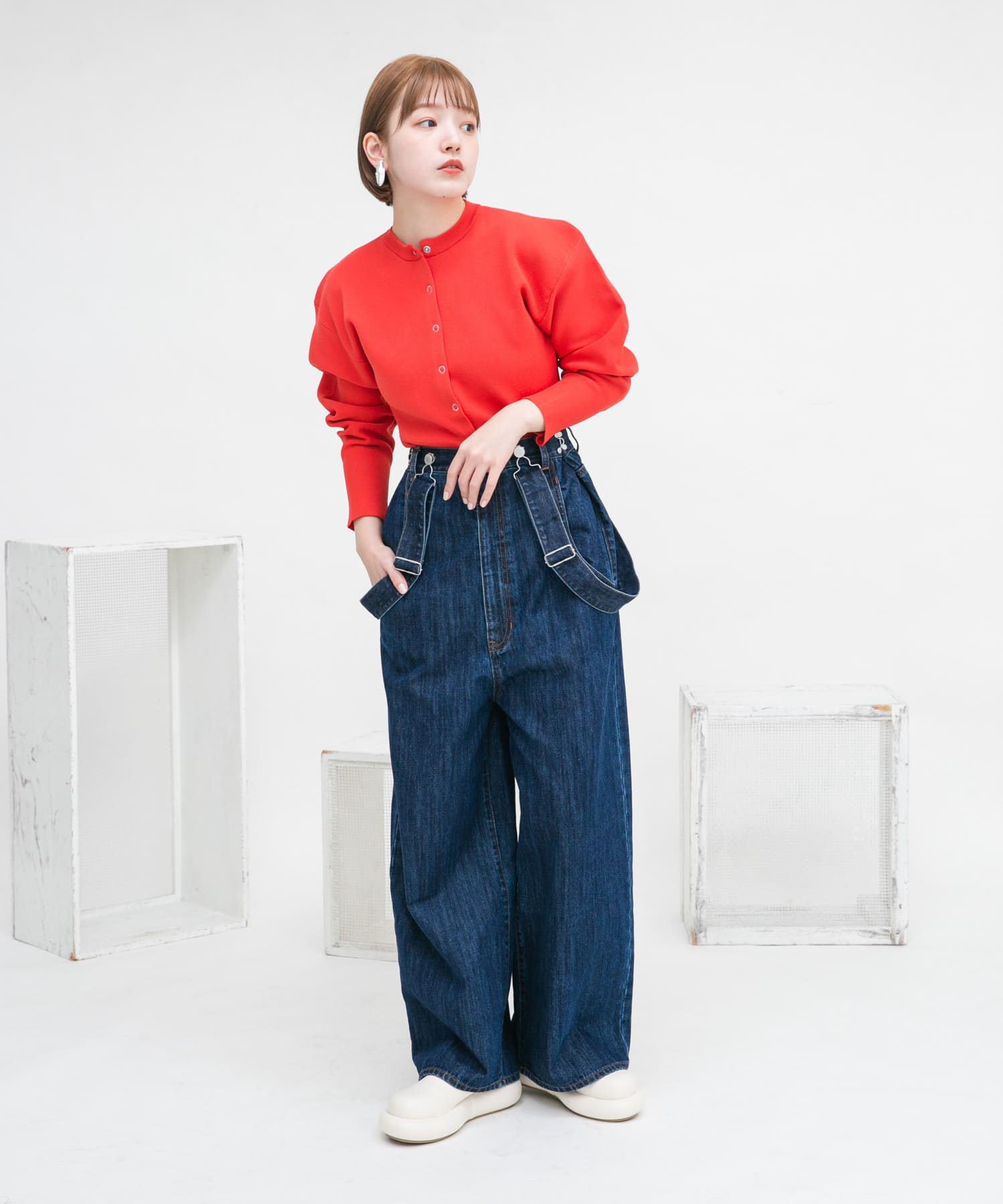 身長：160cm サイズ：one