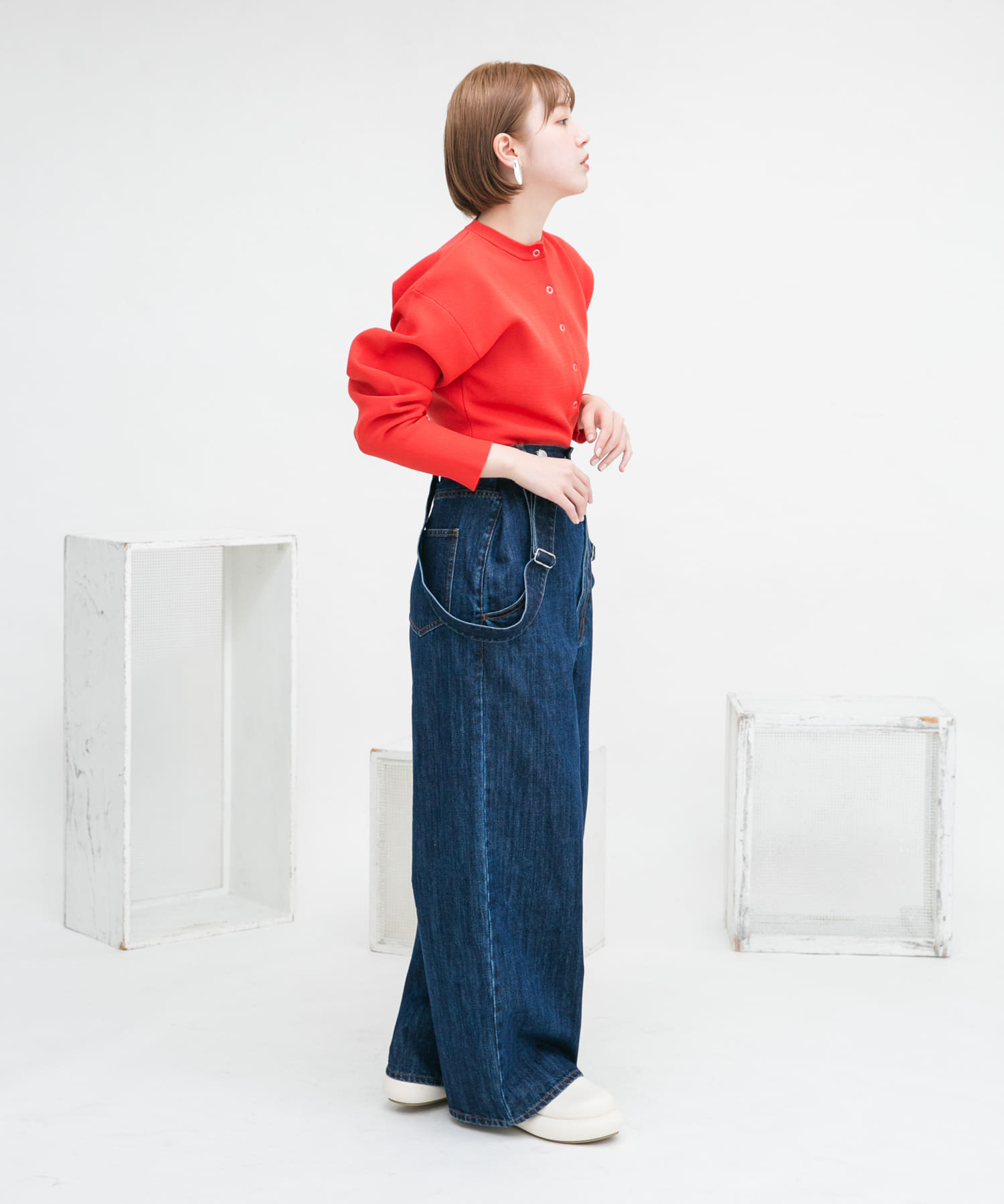 身長：160cm サイズ：one