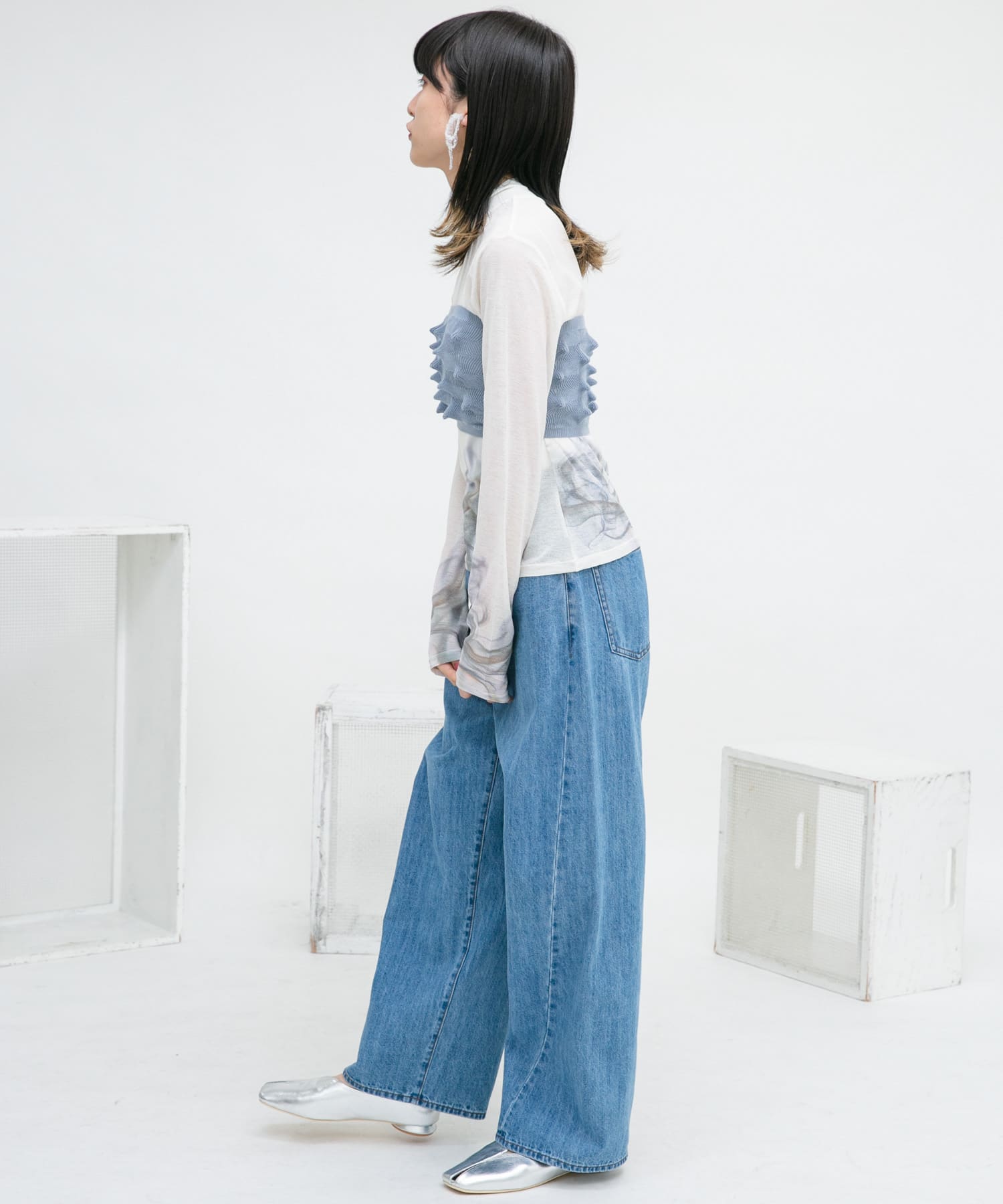 身長：160cm サイズ：one