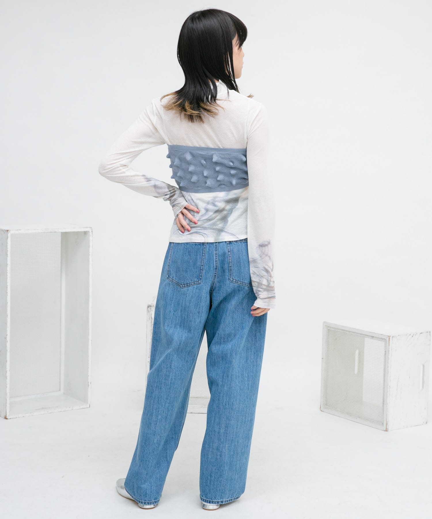 身長：160cm サイズ：one