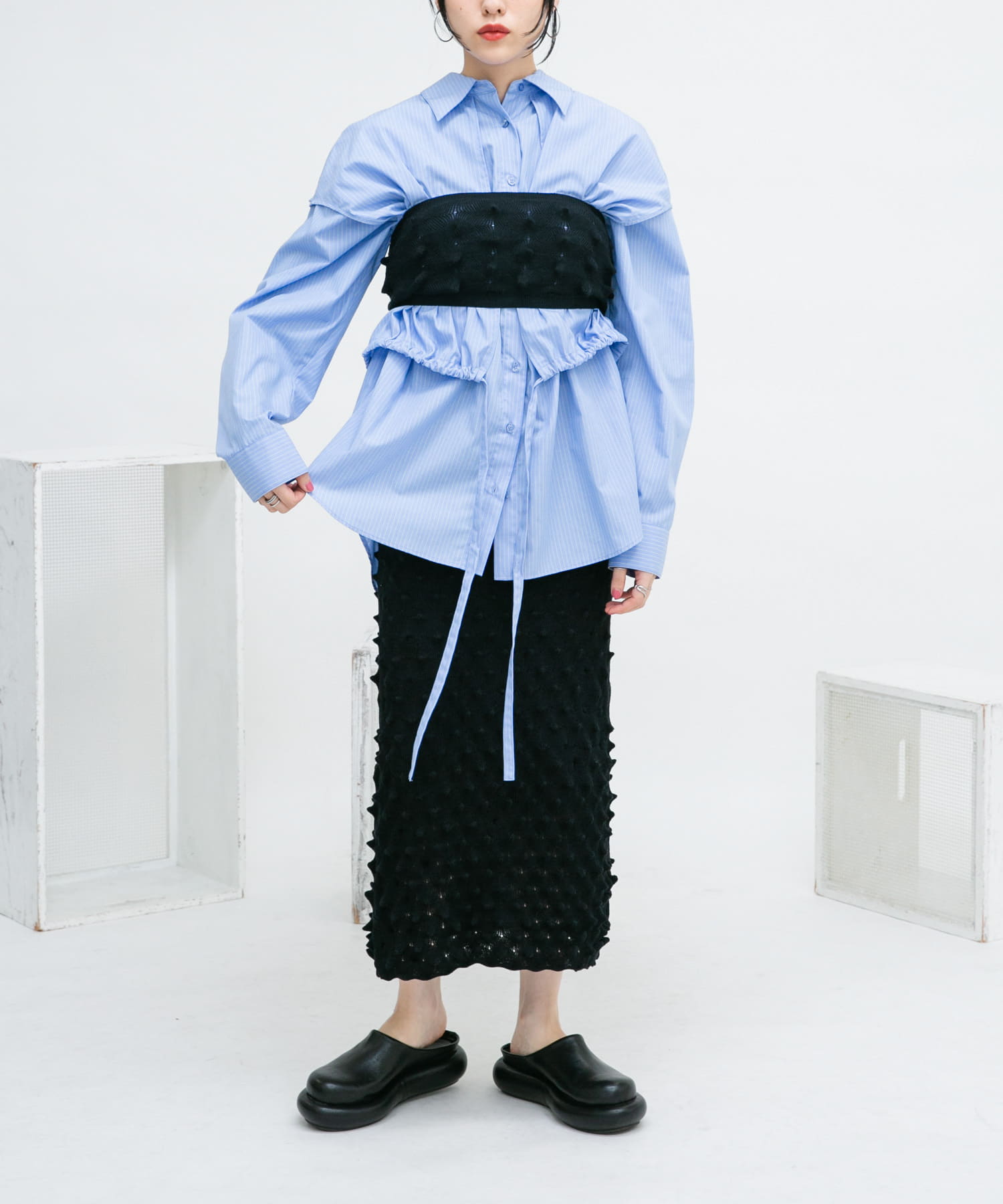 身長：160cm サイズ：one