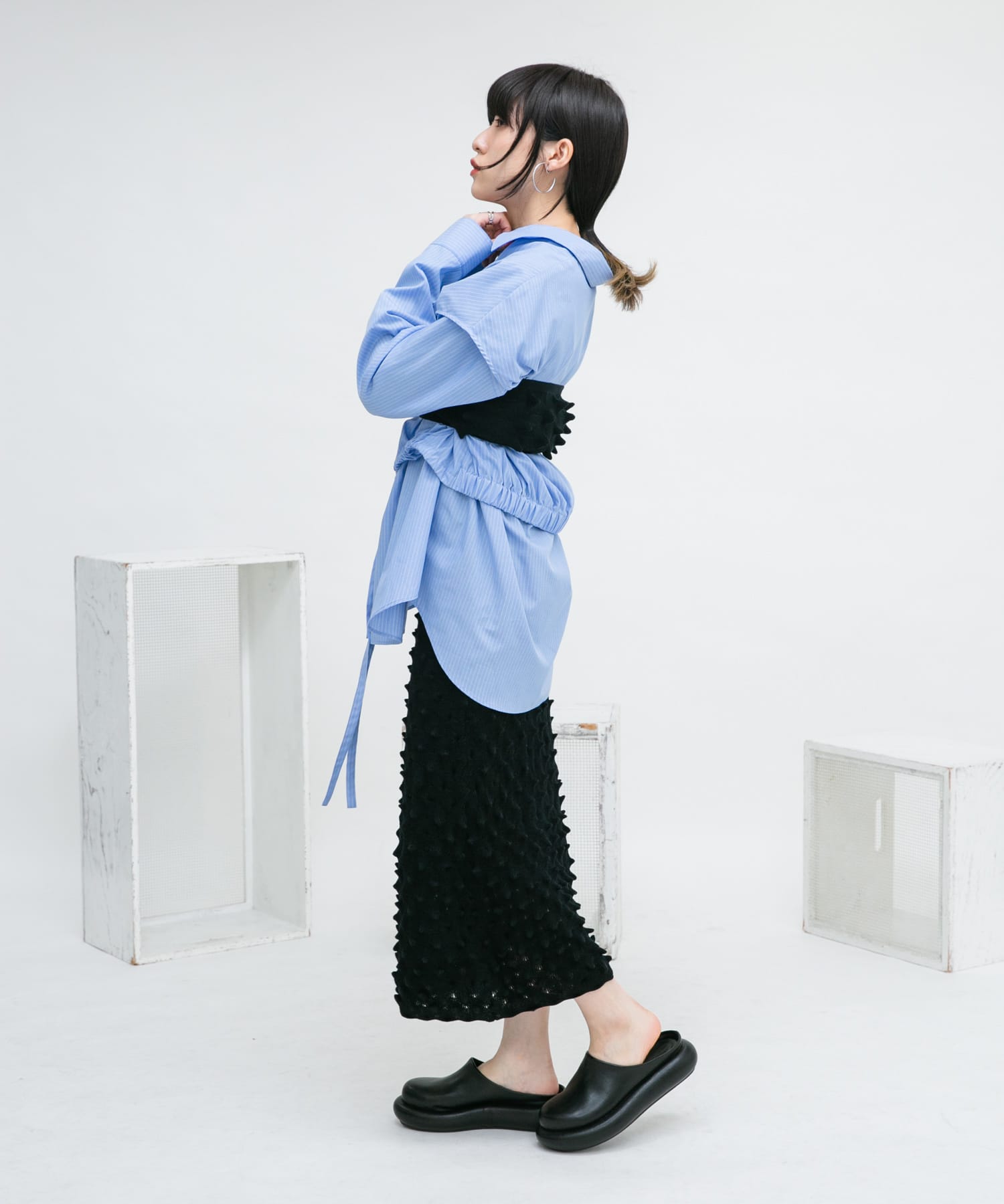 身長：160cm サイズ：one