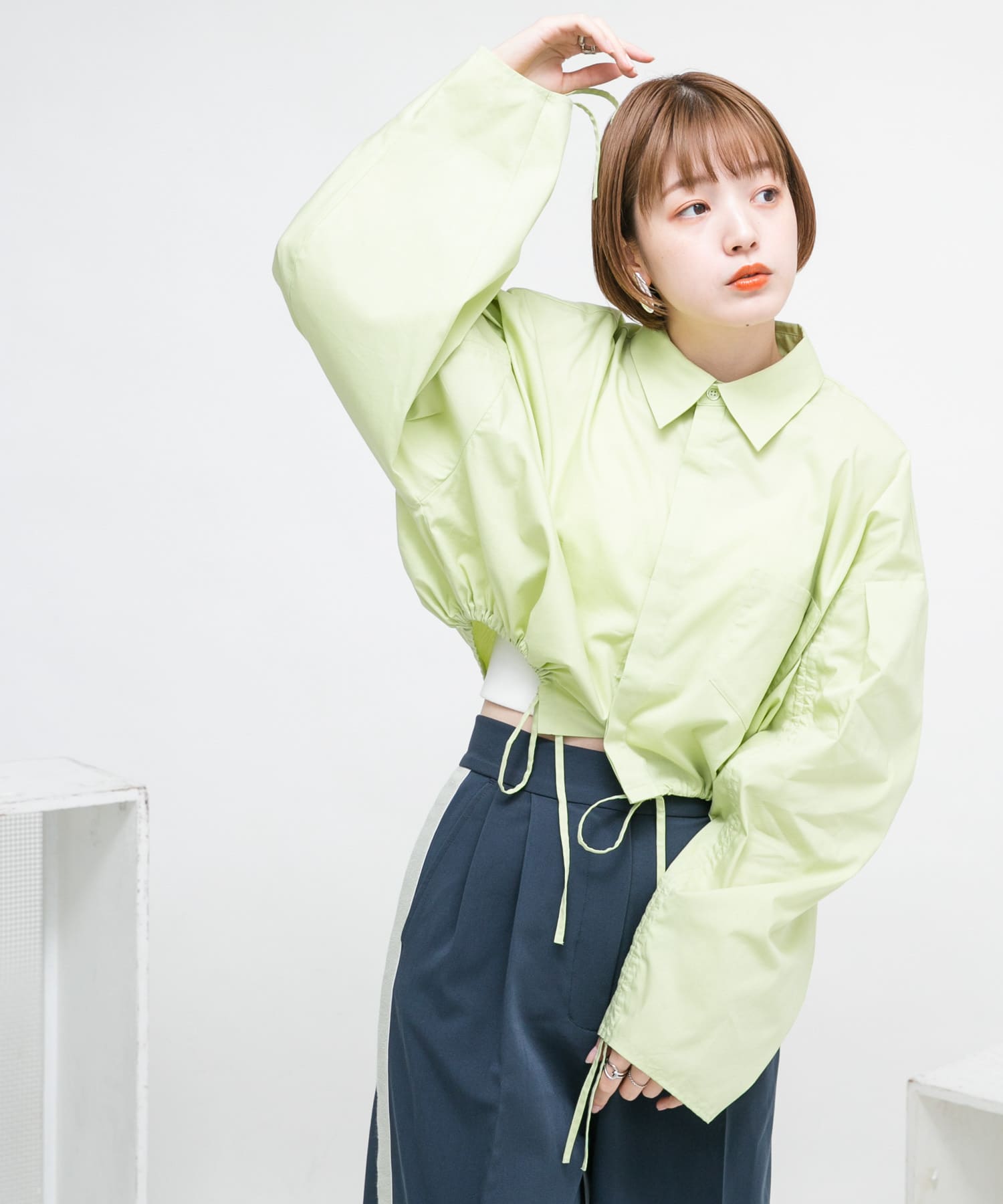 身長：160cm サイズ：one