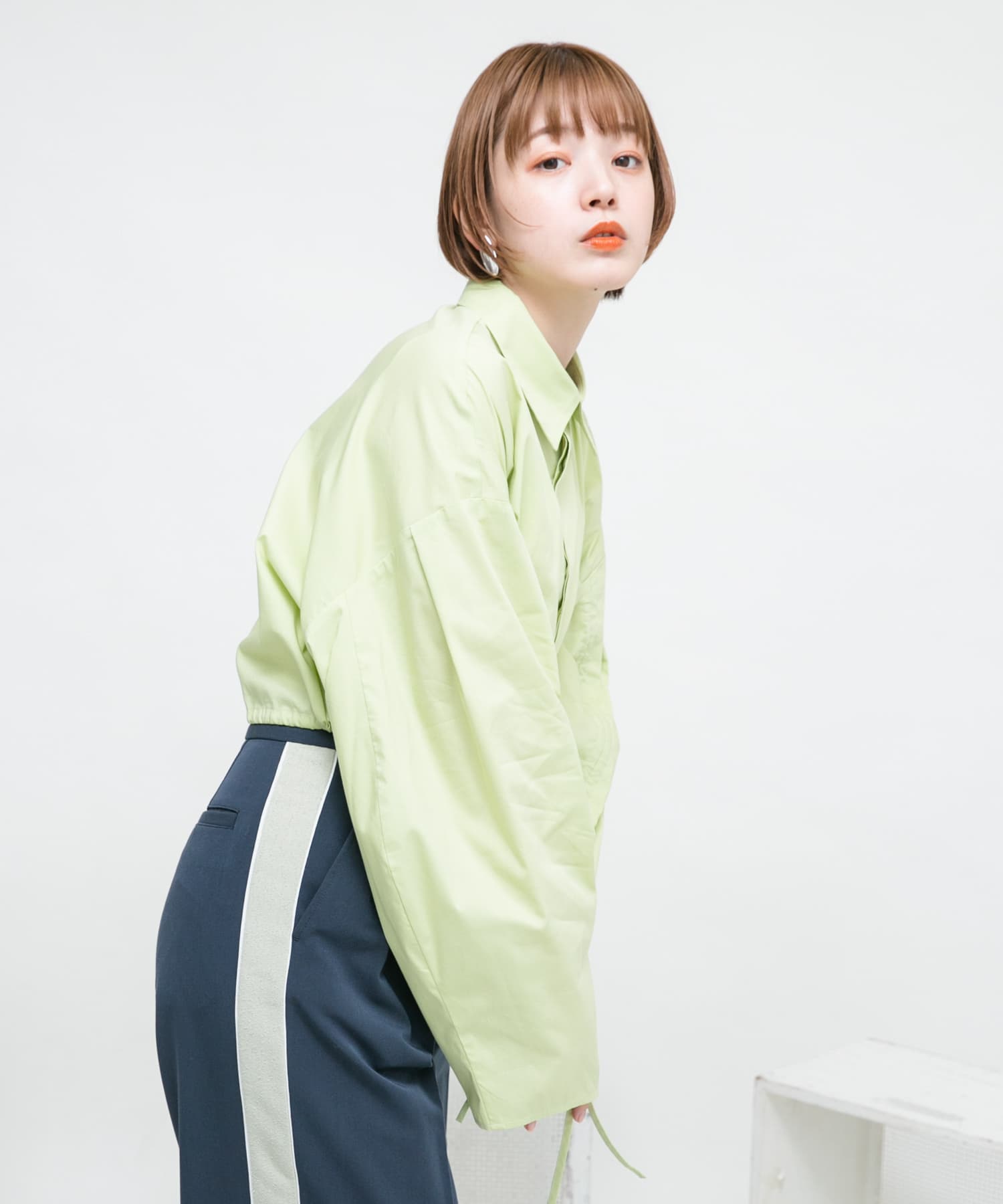 身長：160cm サイズ：one