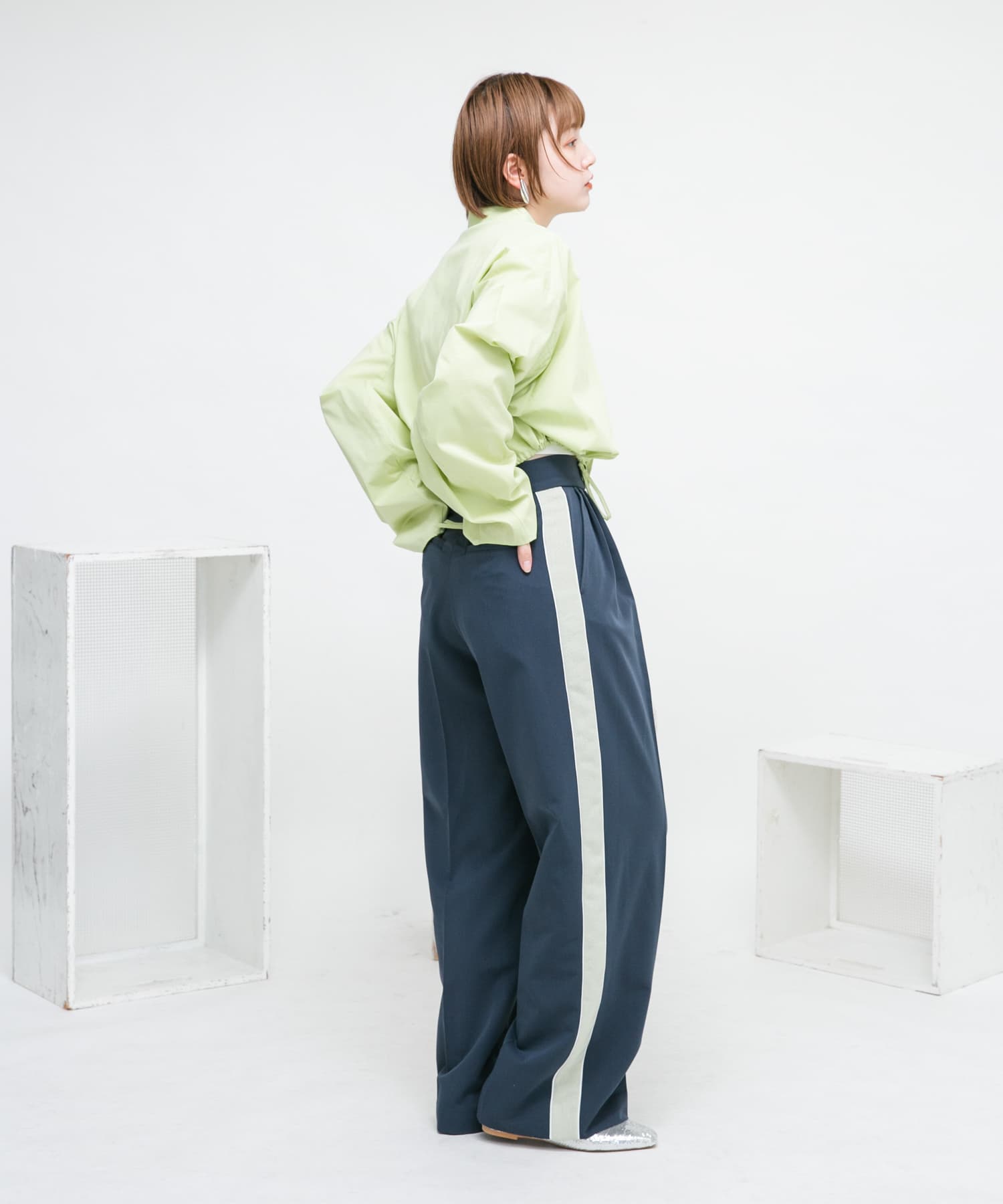 身長：160cm サイズ：one