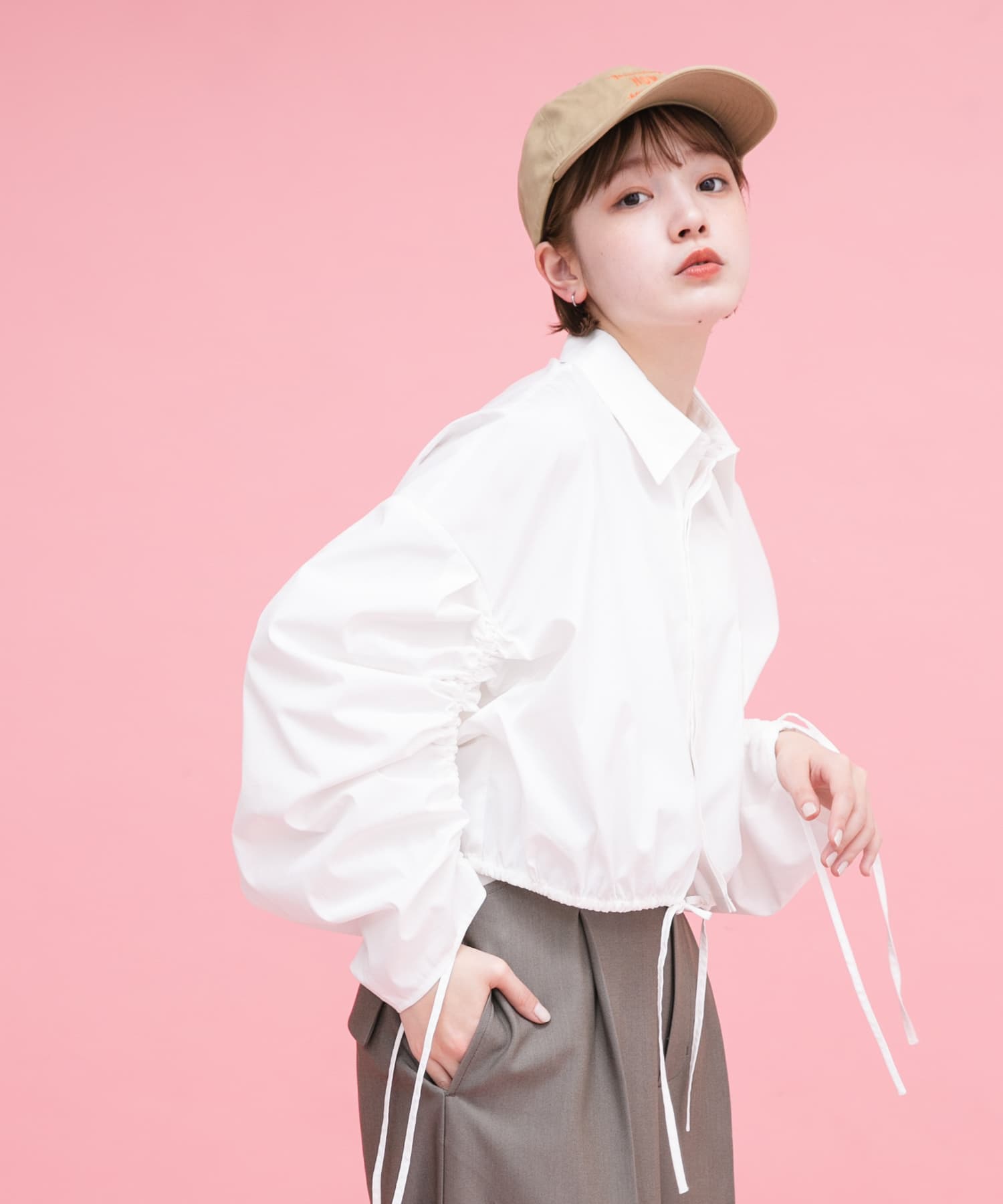 身長：160cm サイズ：one