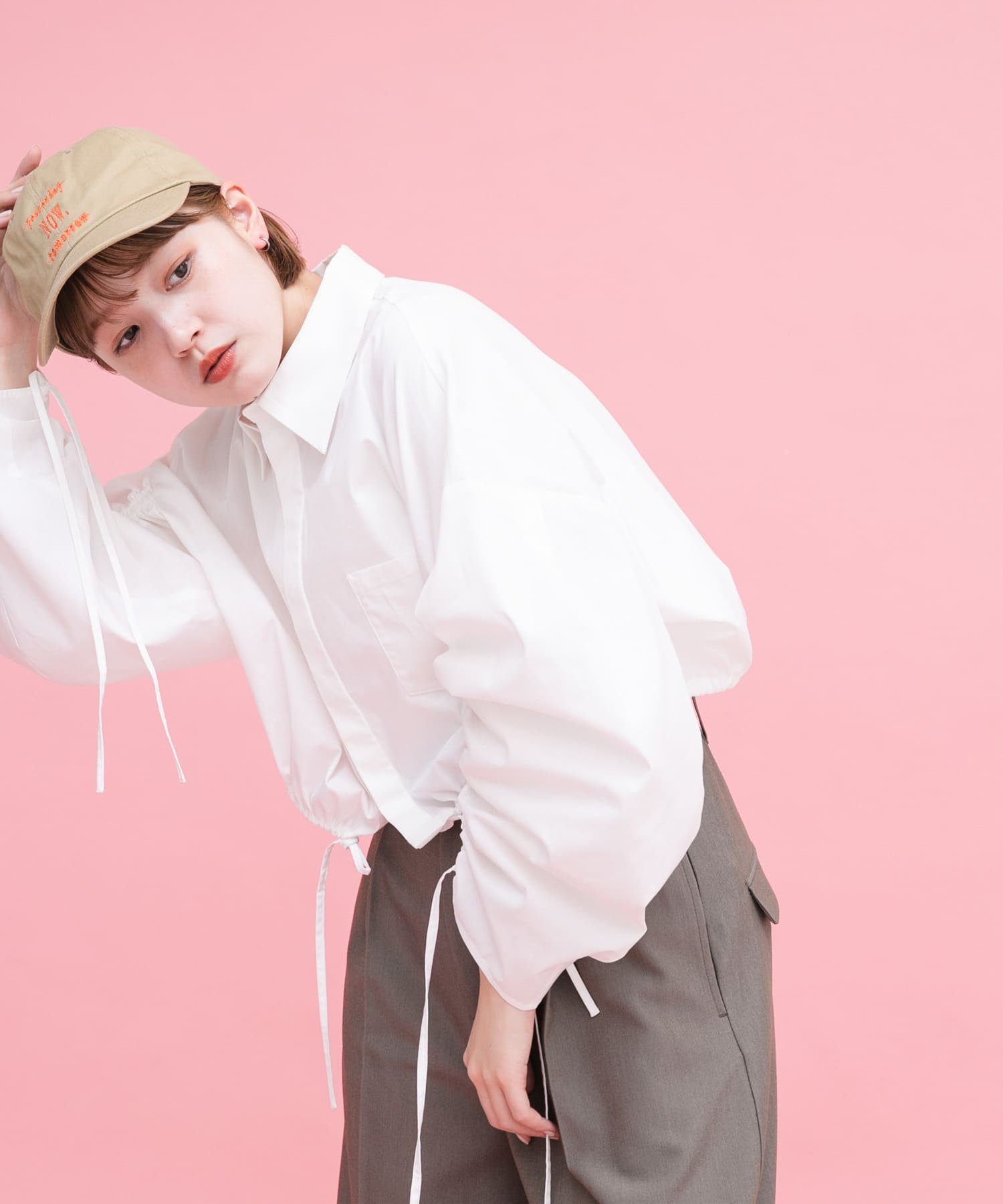 身長：160cm サイズ：one