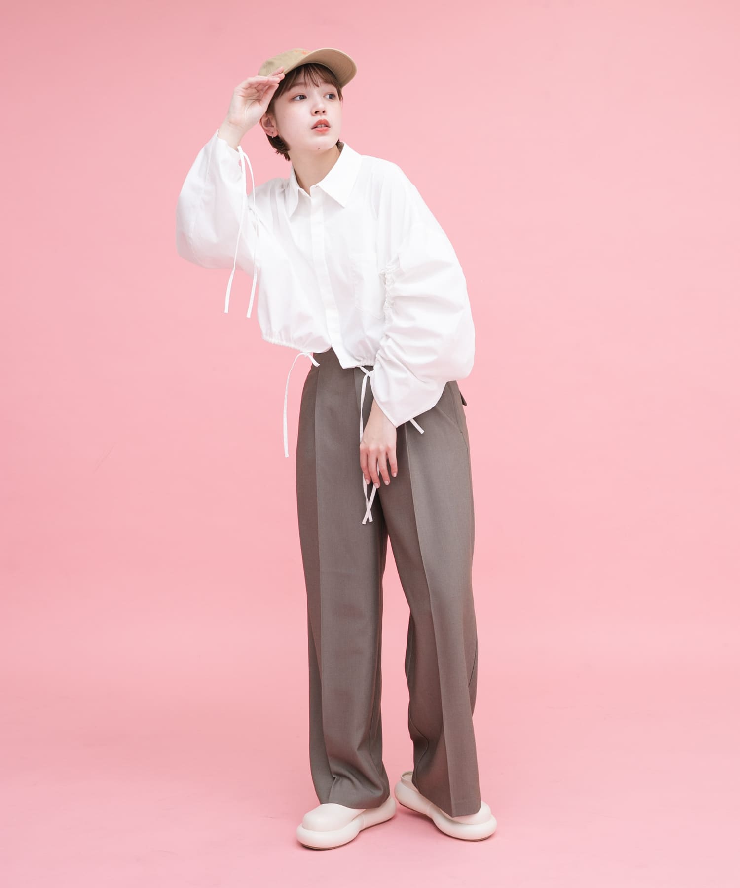 身長：160cm サイズ：one