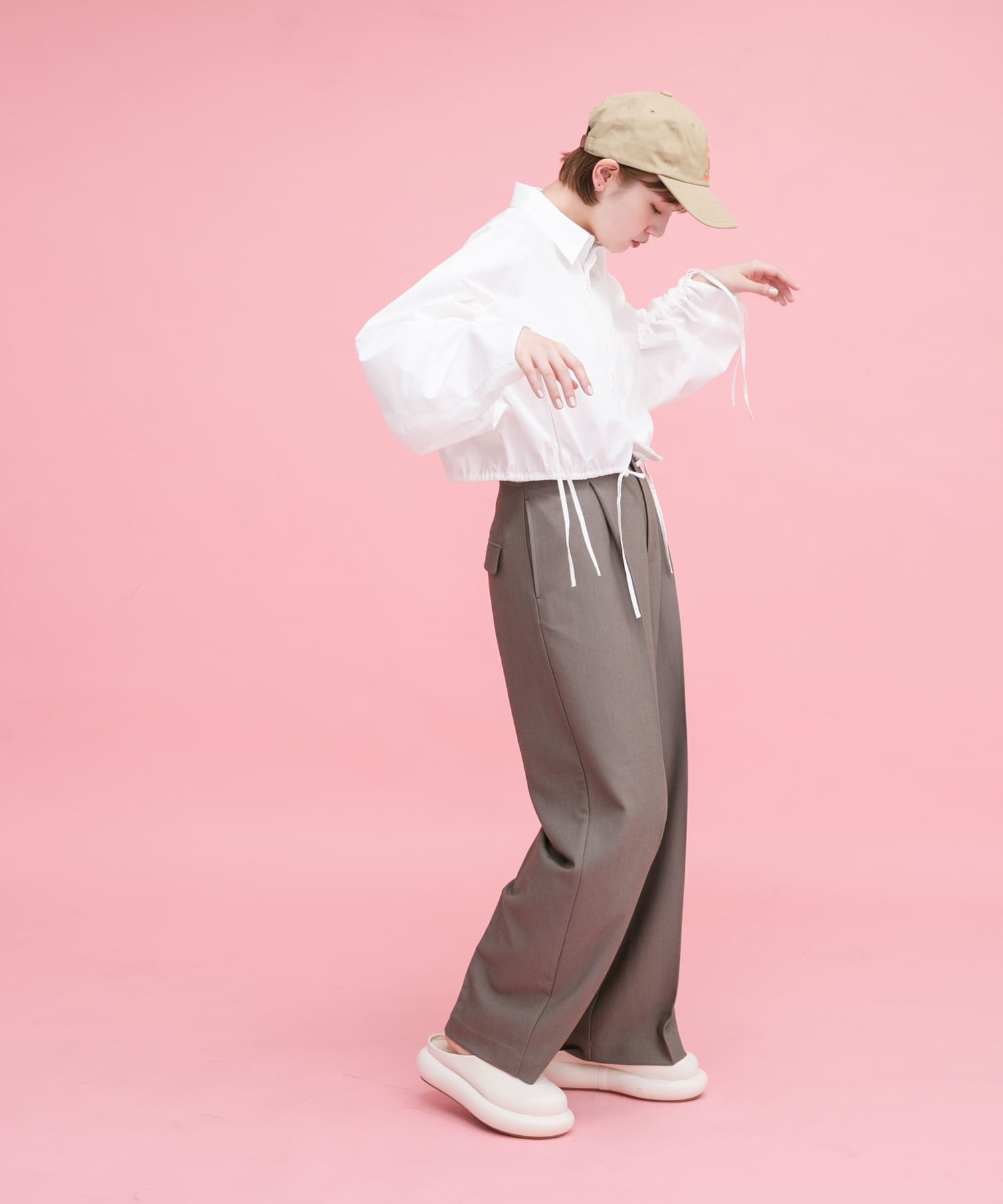 身長：160cm サイズ：one
