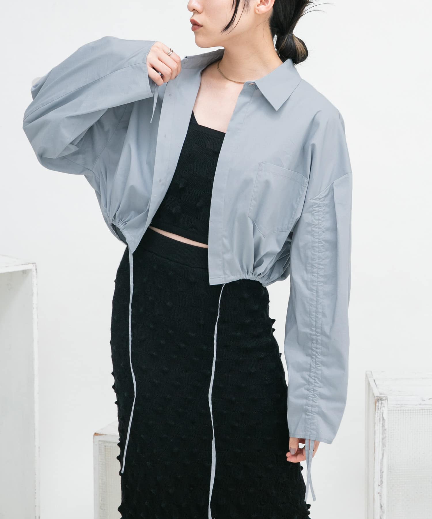 身長：160cm サイズ：one