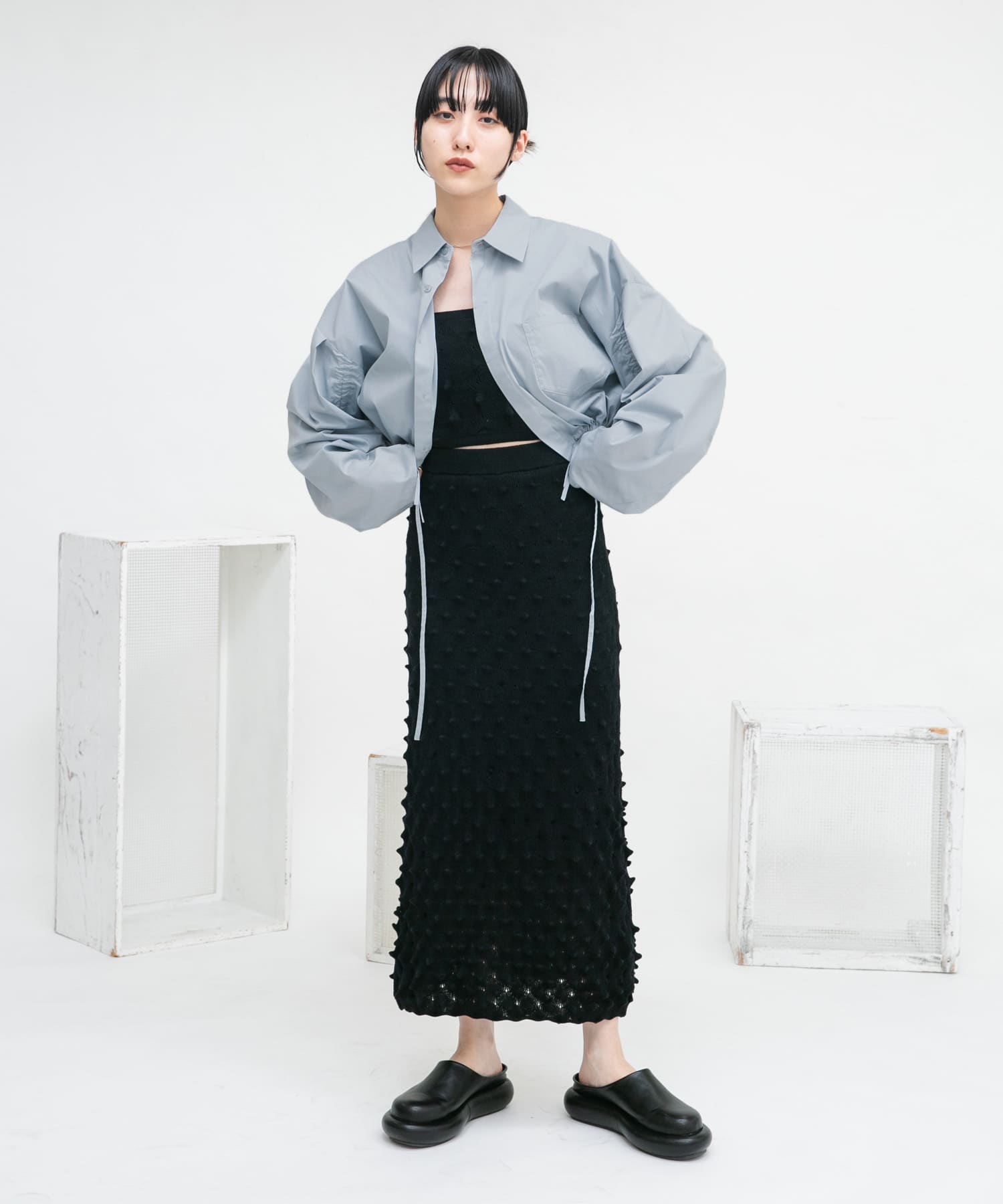 身長：160cm サイズ：one