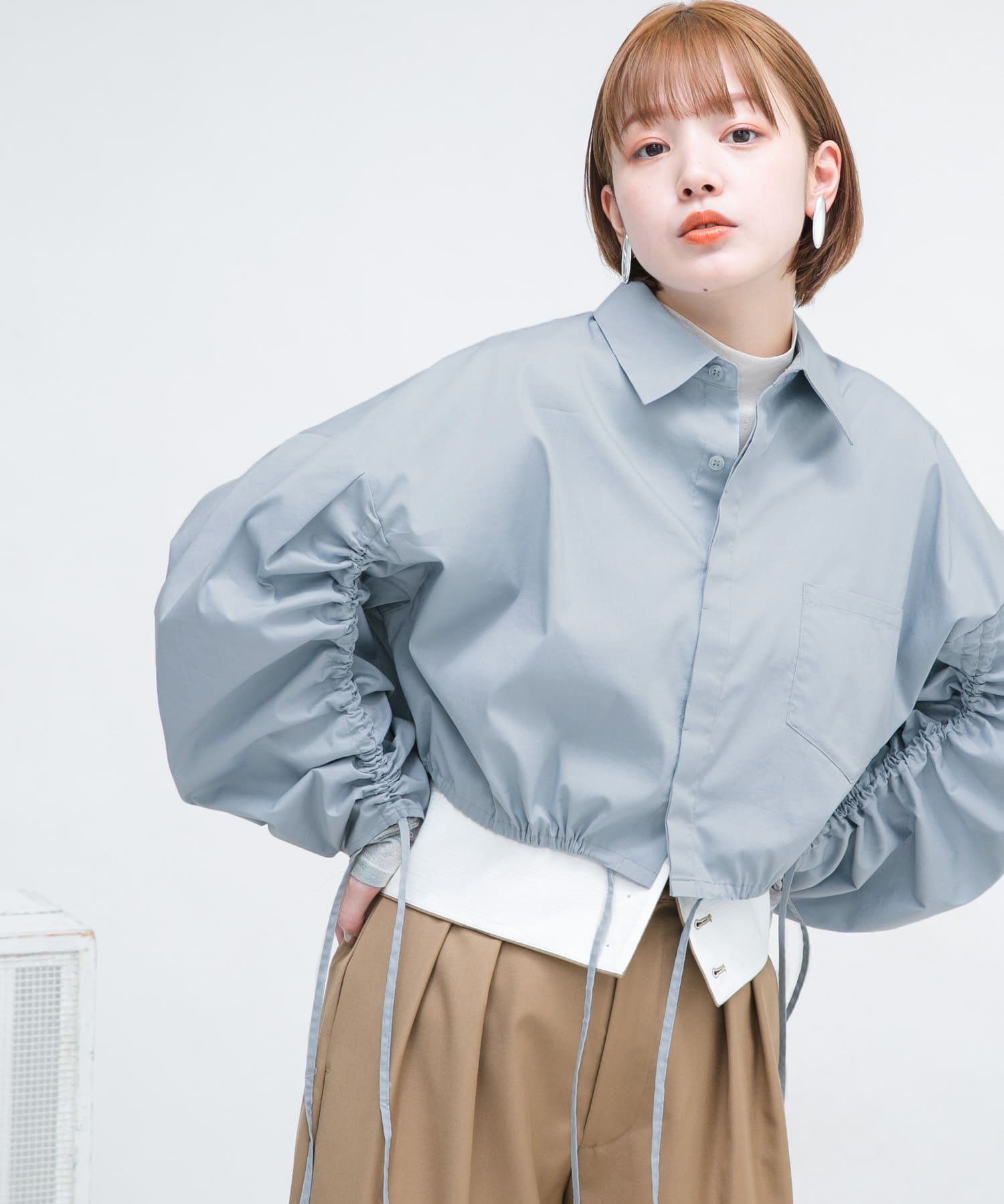 身長：160cm サイズ：one