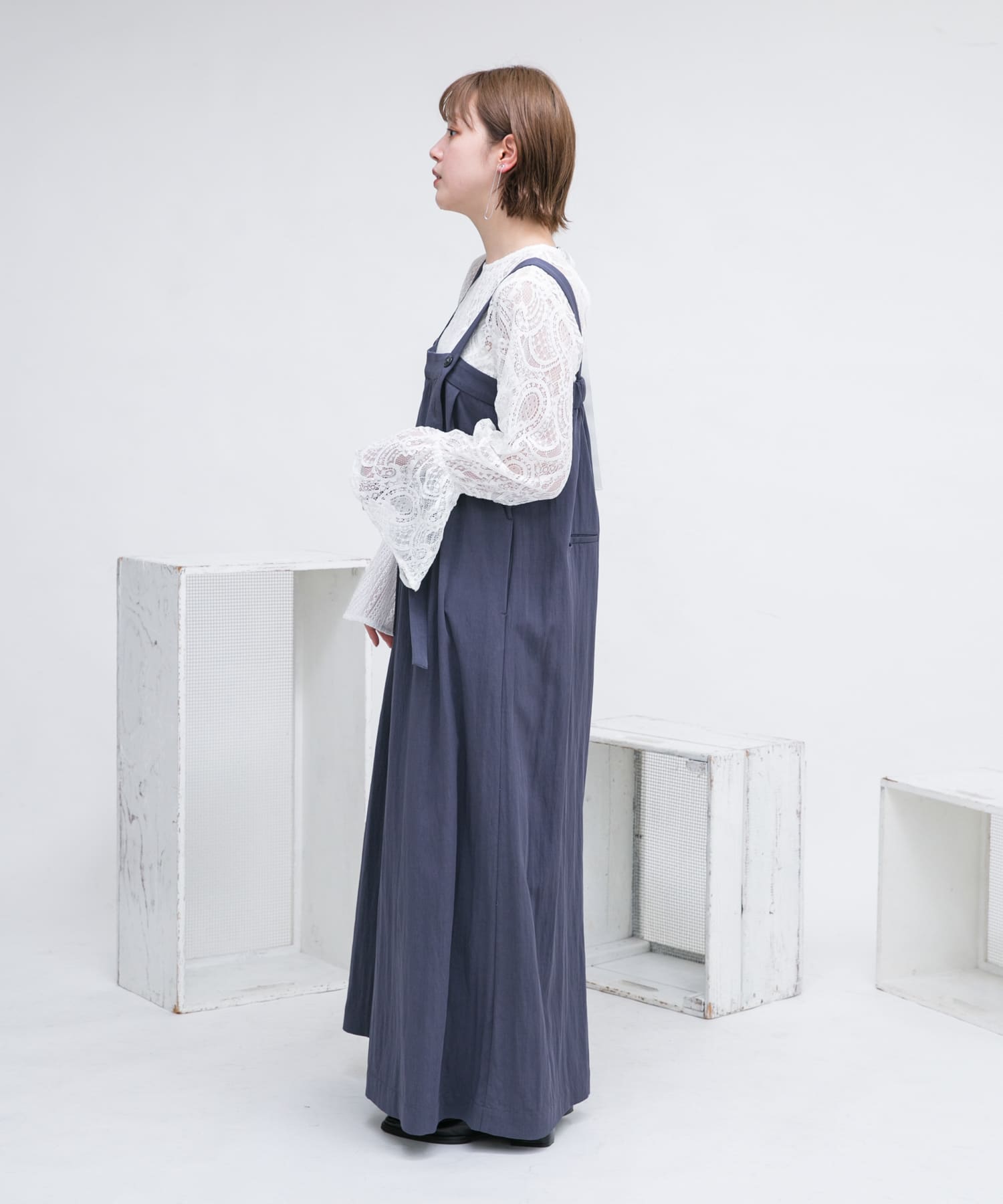 身長：160cm サイズ：one