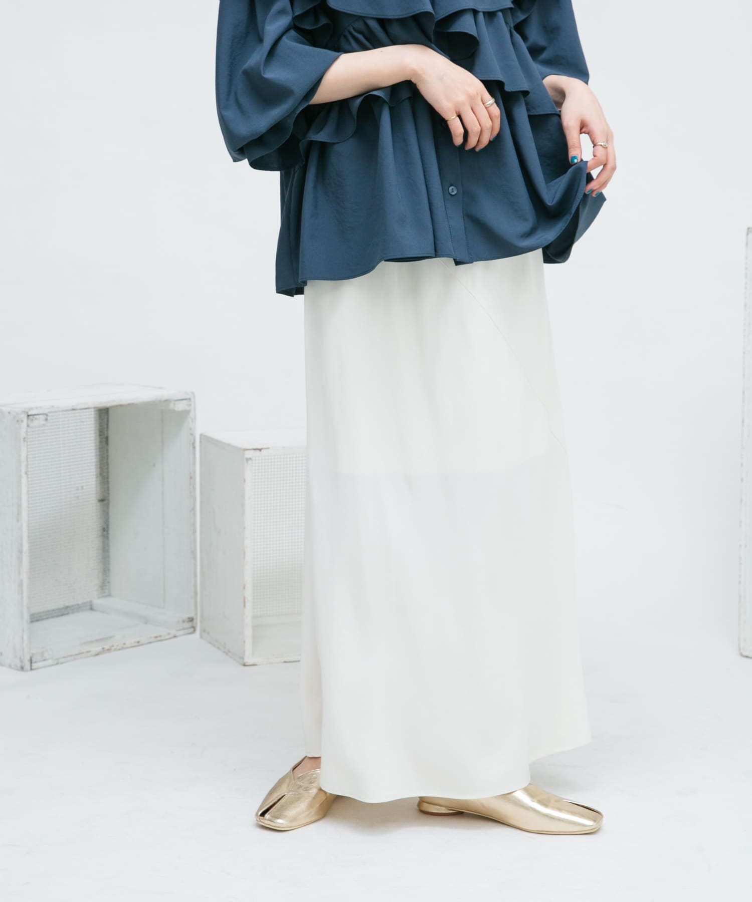 身長：160cm サイズ：one