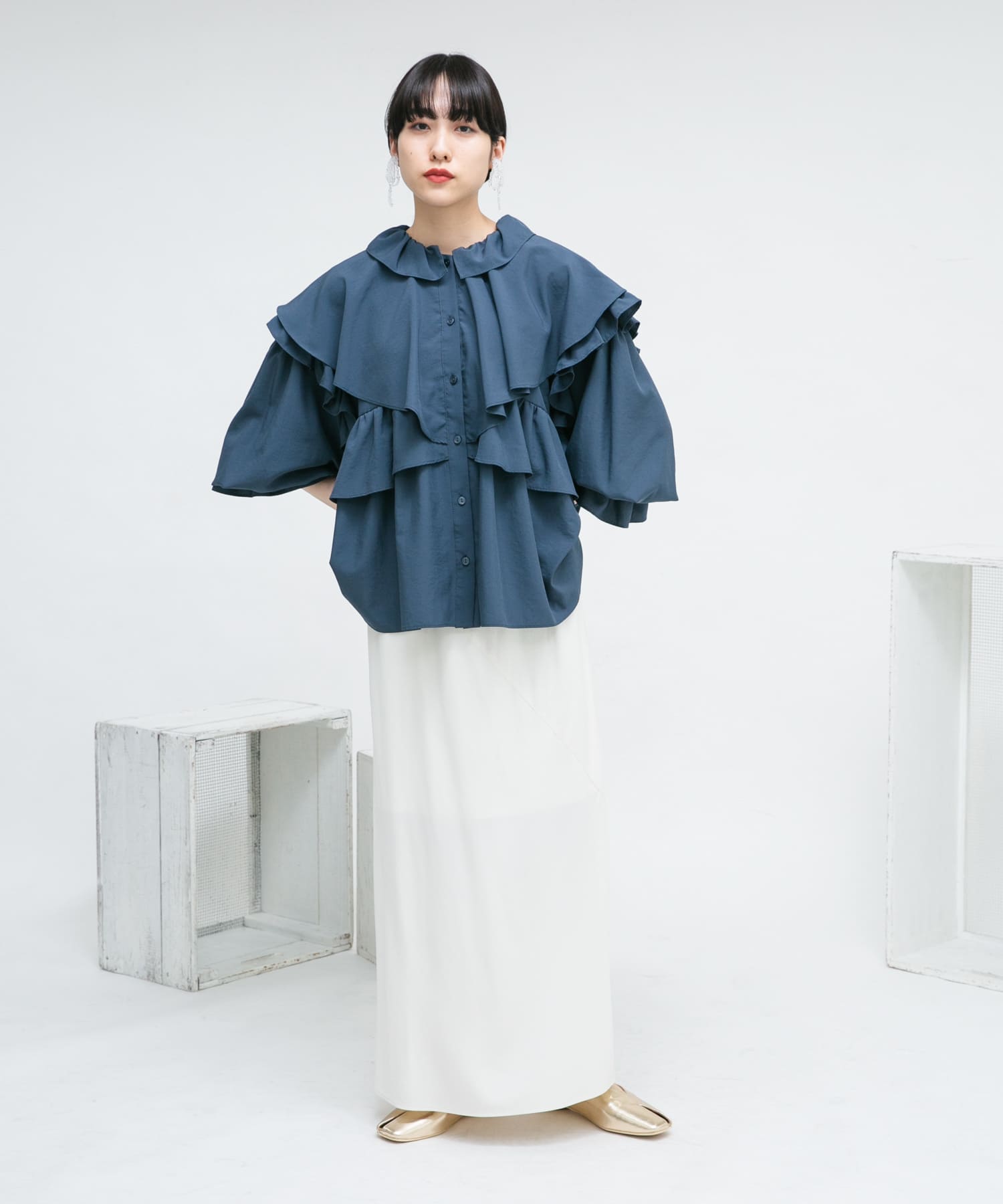 身長：160cm サイズ：one