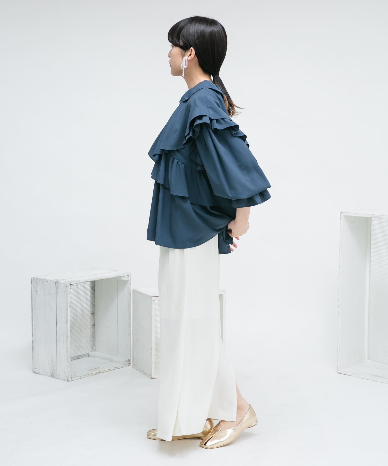 身長：160cm サイズ：one