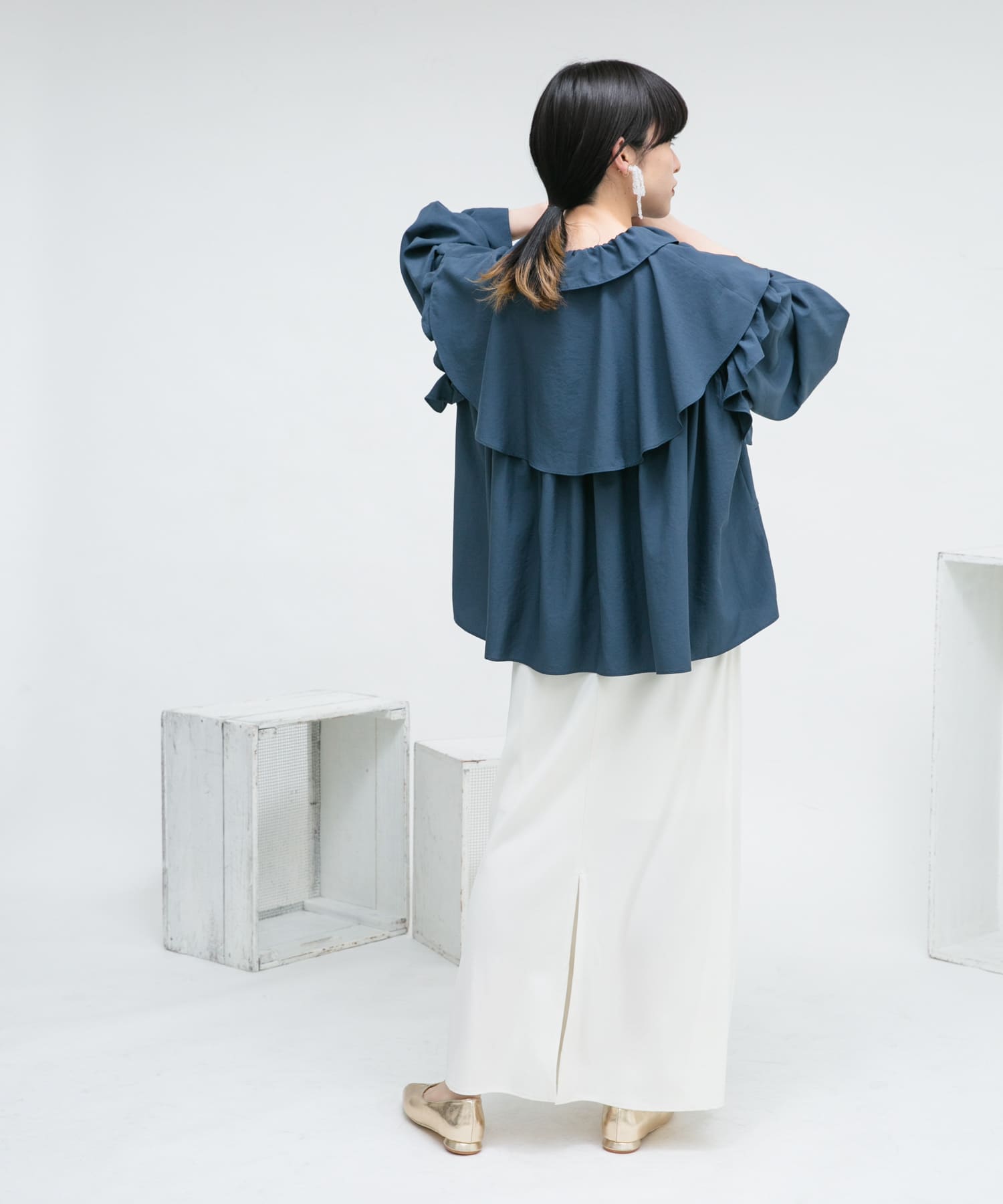 身長：160cm サイズ：one