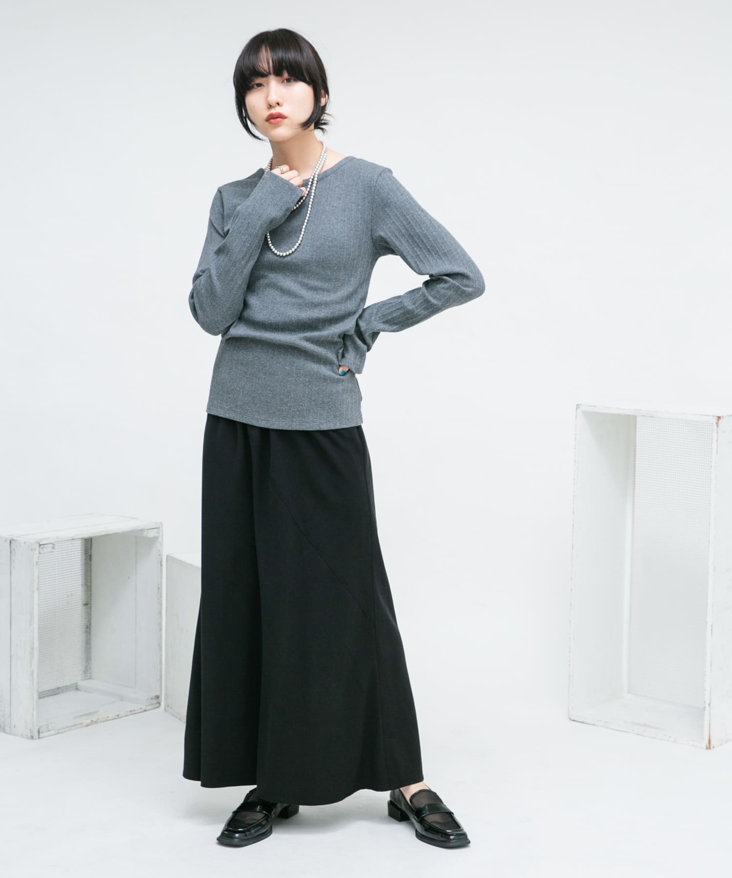 身長：160cm サイズ：one