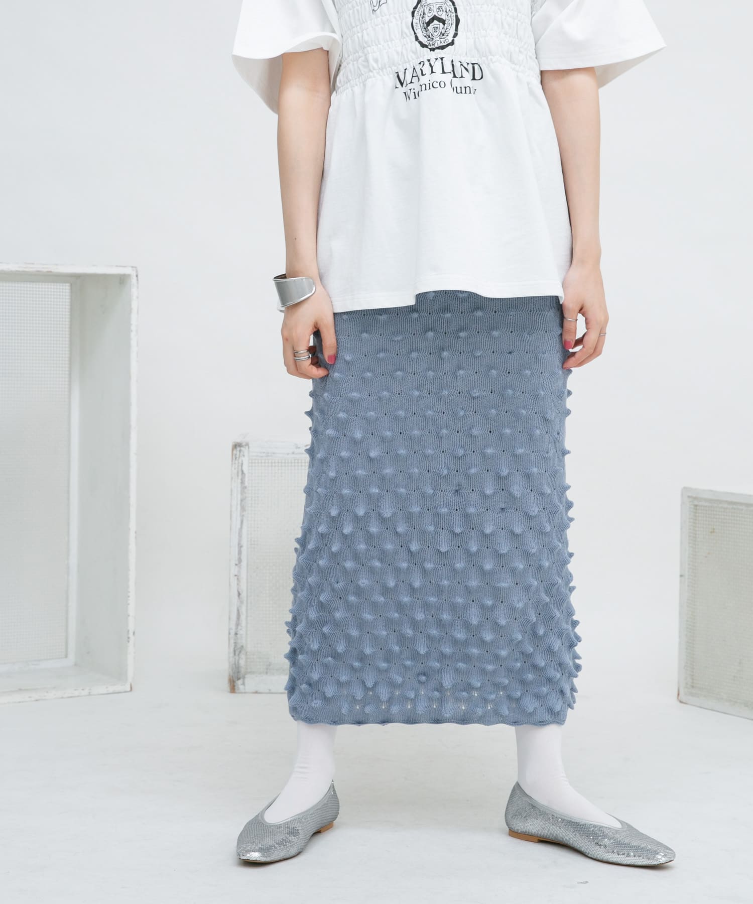 身長：160cm サイズ：one