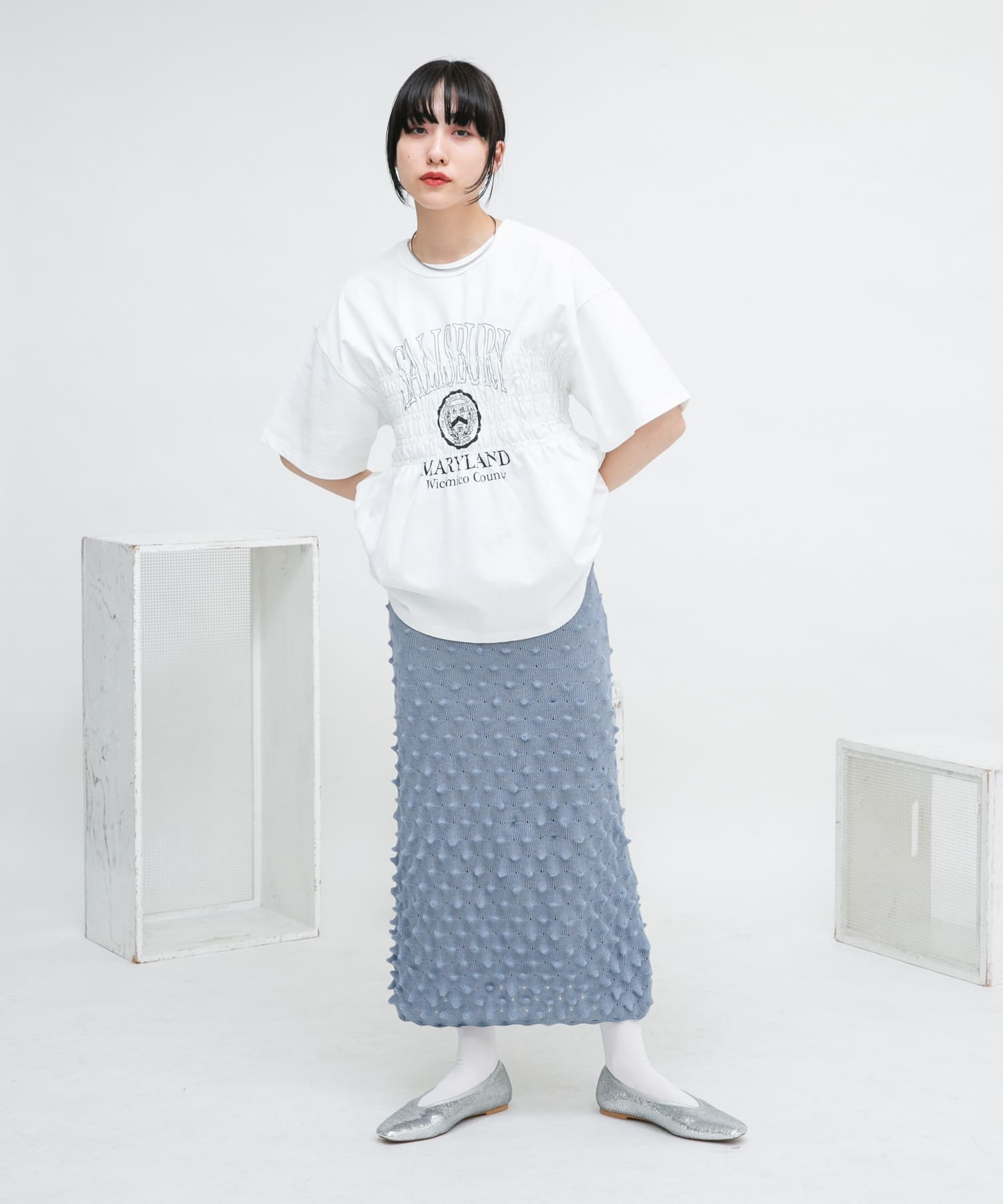 身長：160cm サイズ：one