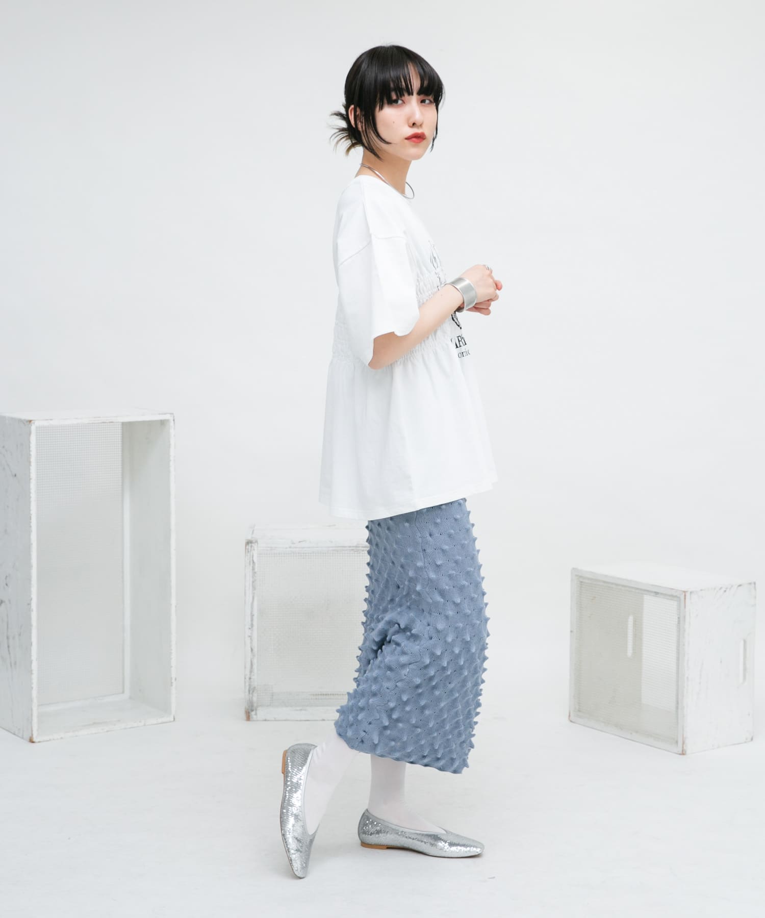 身長：160cm サイズ：one