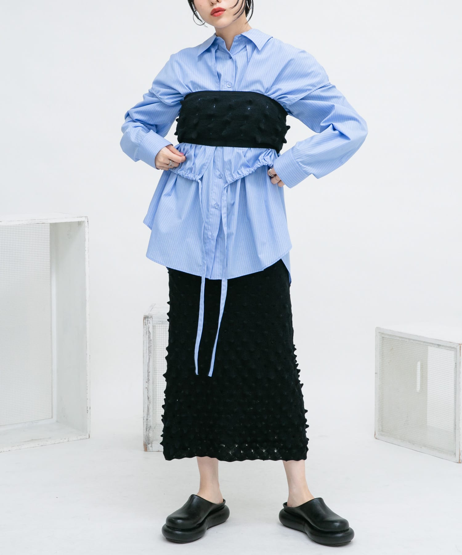 身長：160cm サイズ：one
