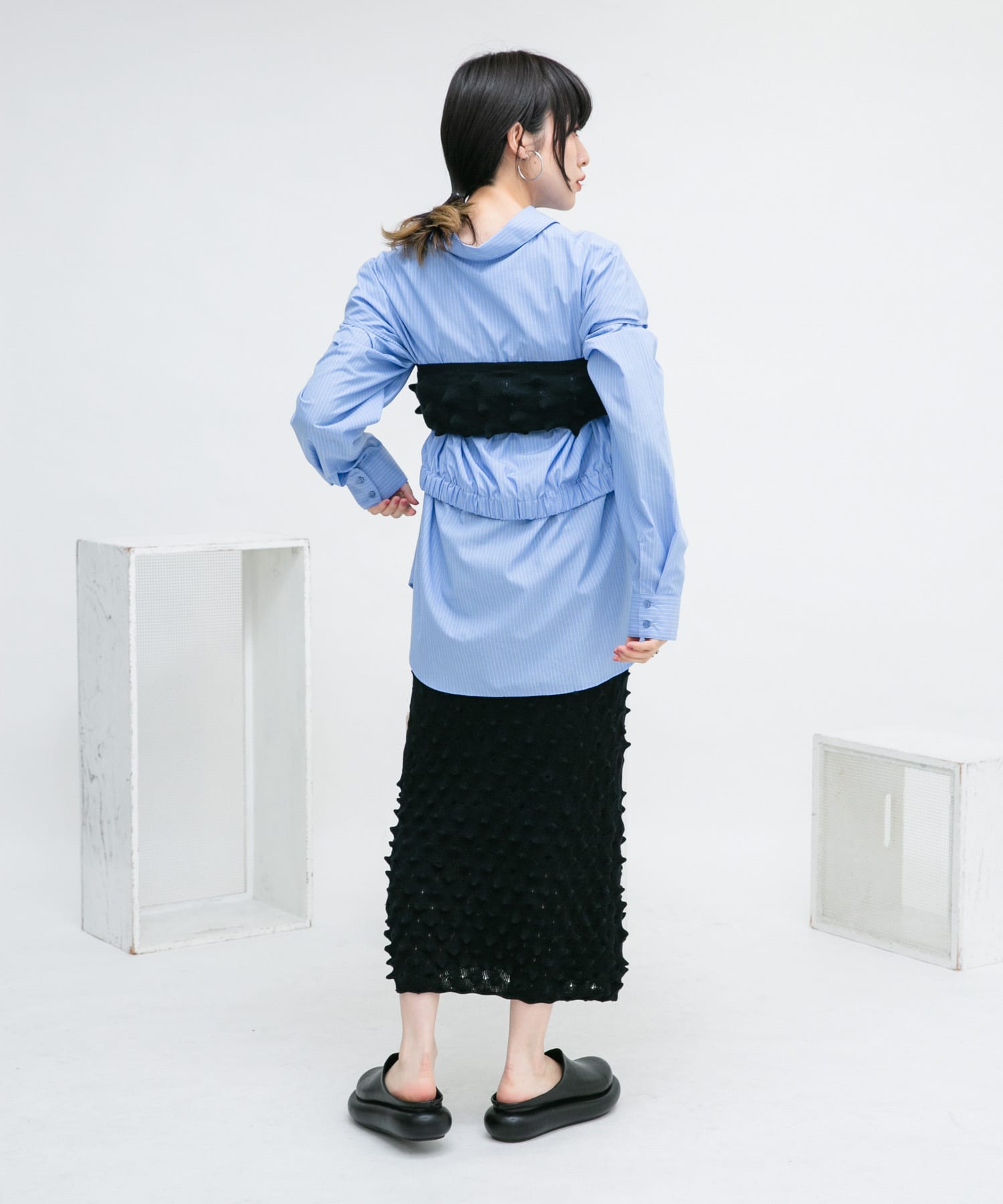 身長：160cm サイズ：one