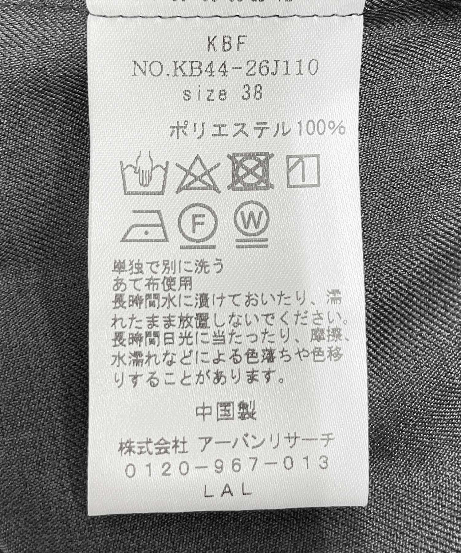 プリーツドッキングワンピース CHARCOAL 36