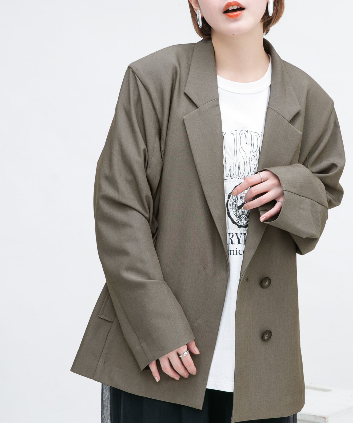 身長：160cm サイズ：one