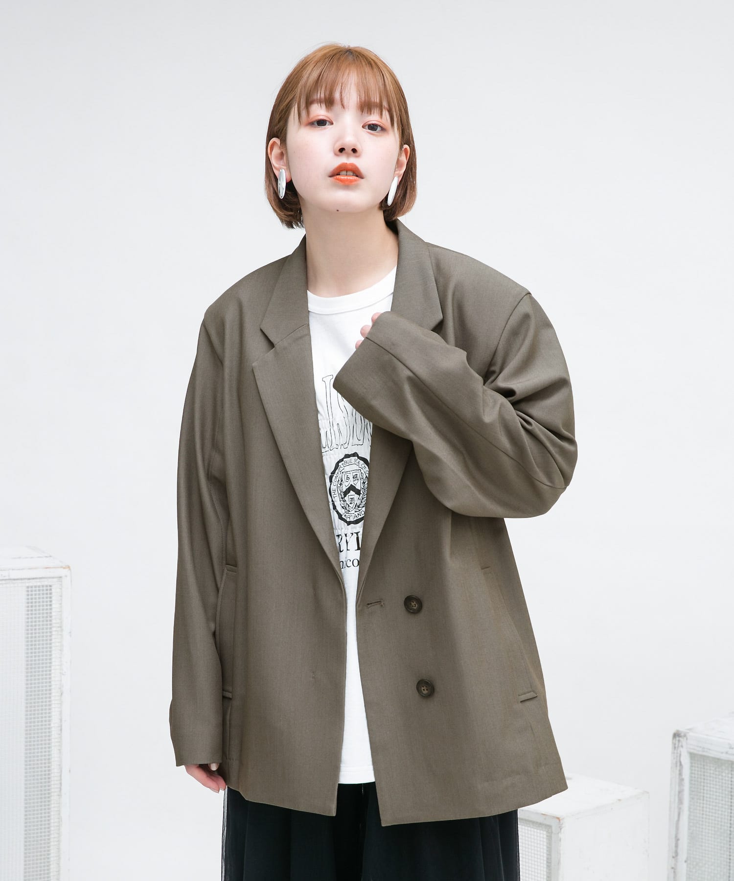 身長：160cm サイズ：one