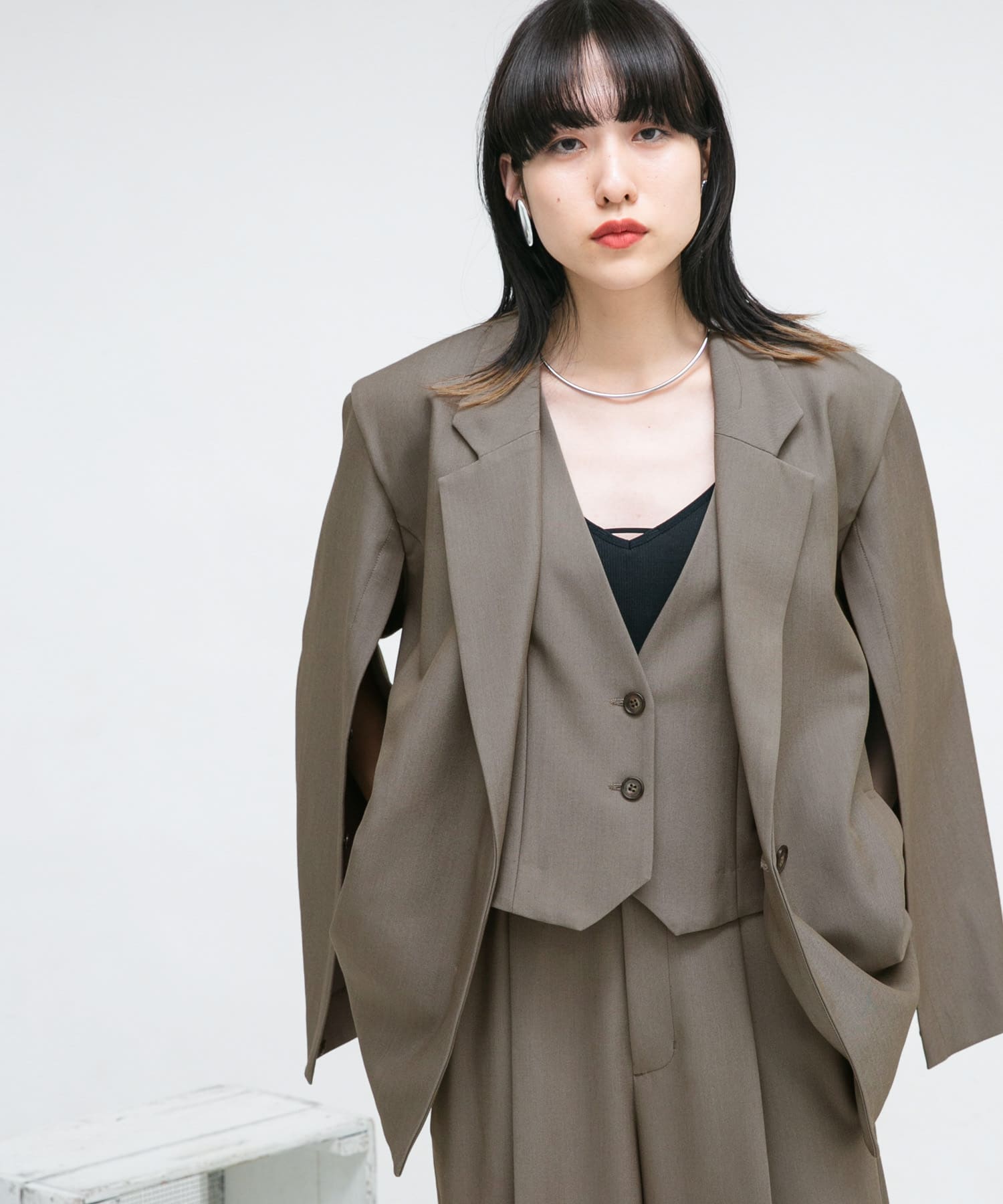 身長：160cm サイズ：one