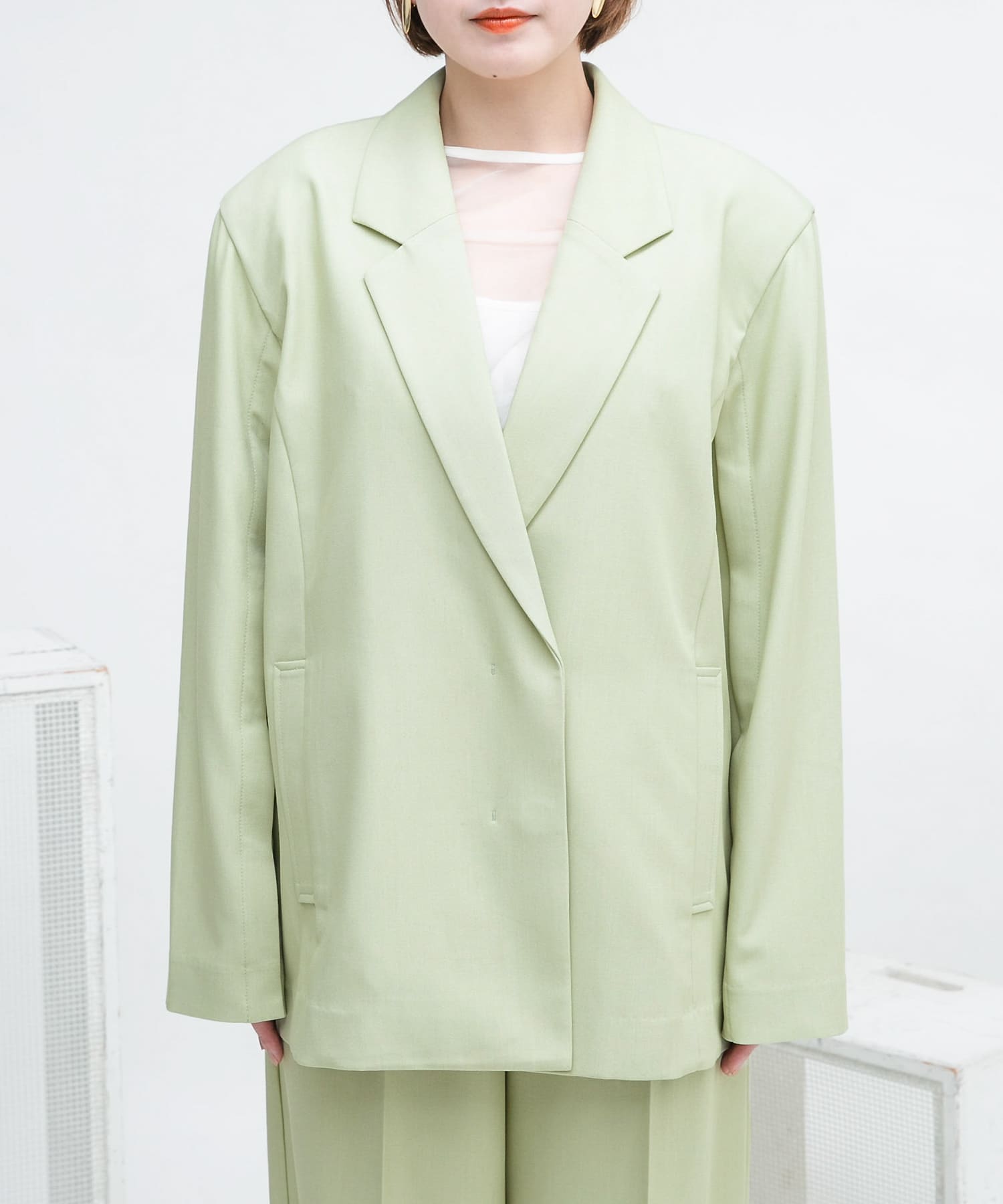 身長：160cm サイズ：one
