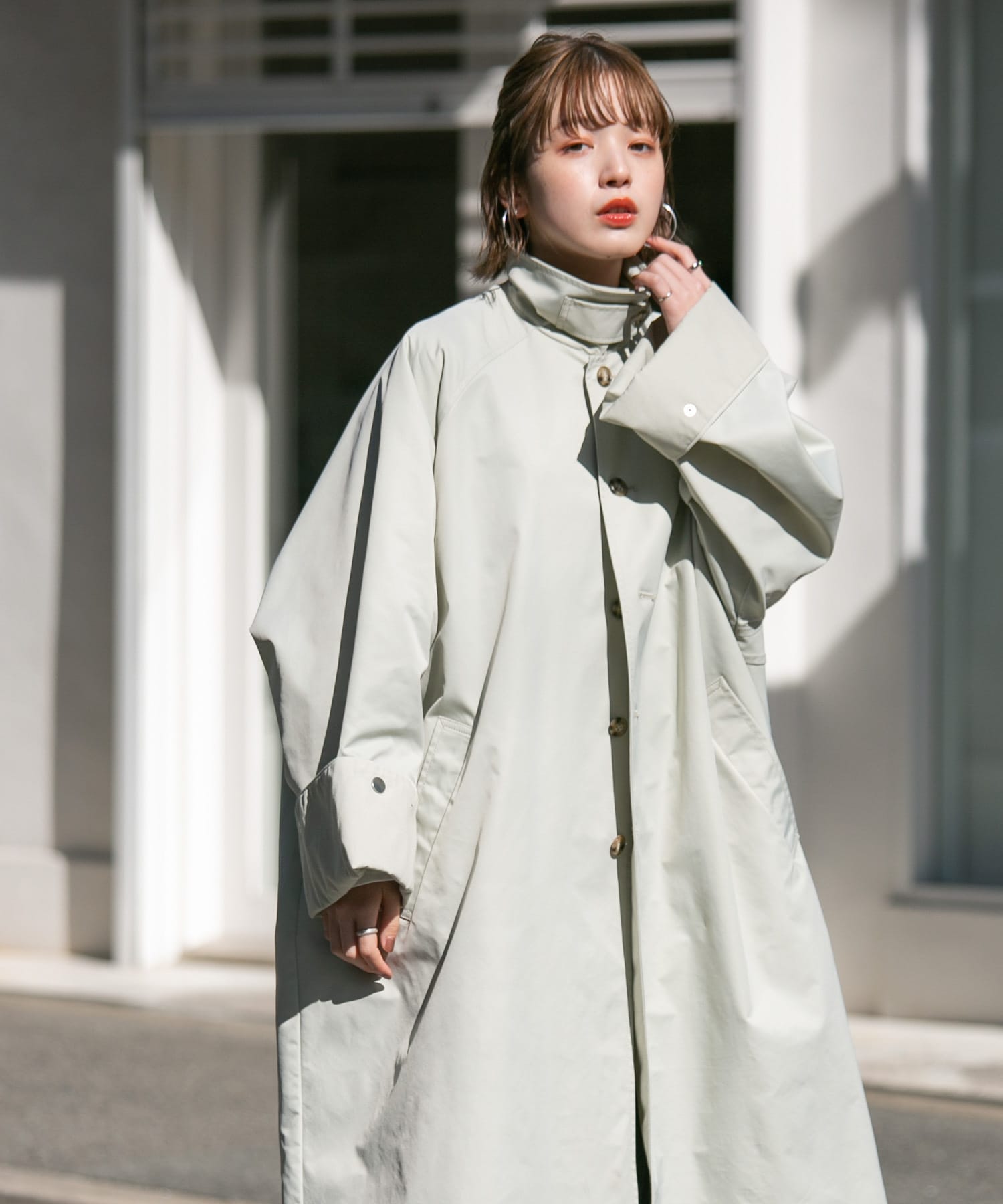 ステンカラーBIGBIGコート