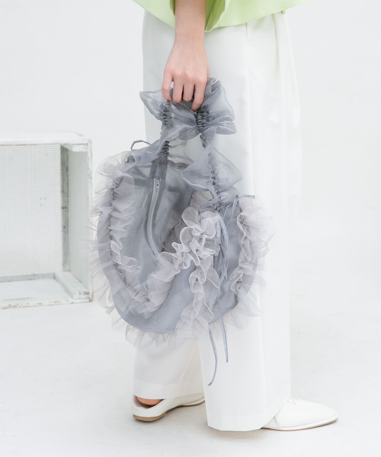 フリルチュールBAG GRAY one