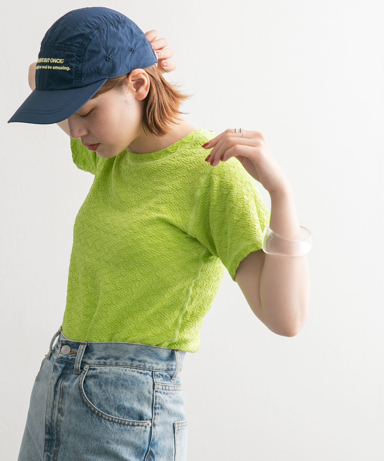 身長：160cm サイズ：one