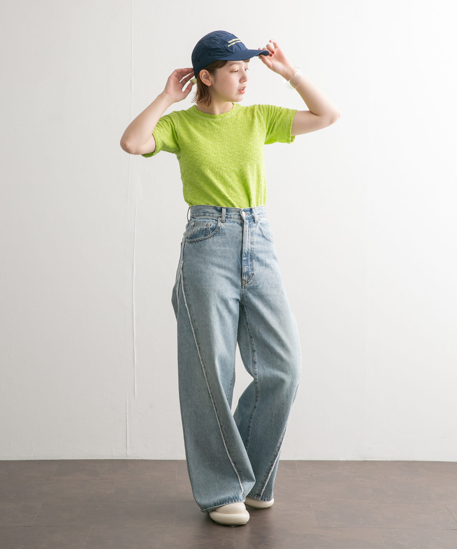 身長：160cm サイズ：one