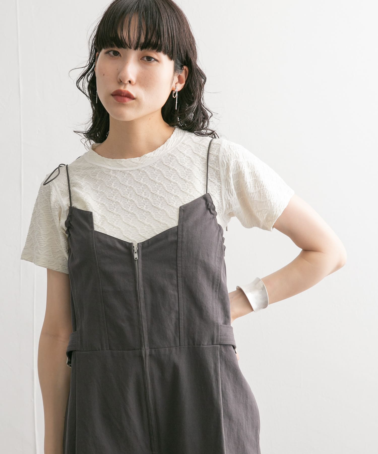 身長：160cm サイズ：one