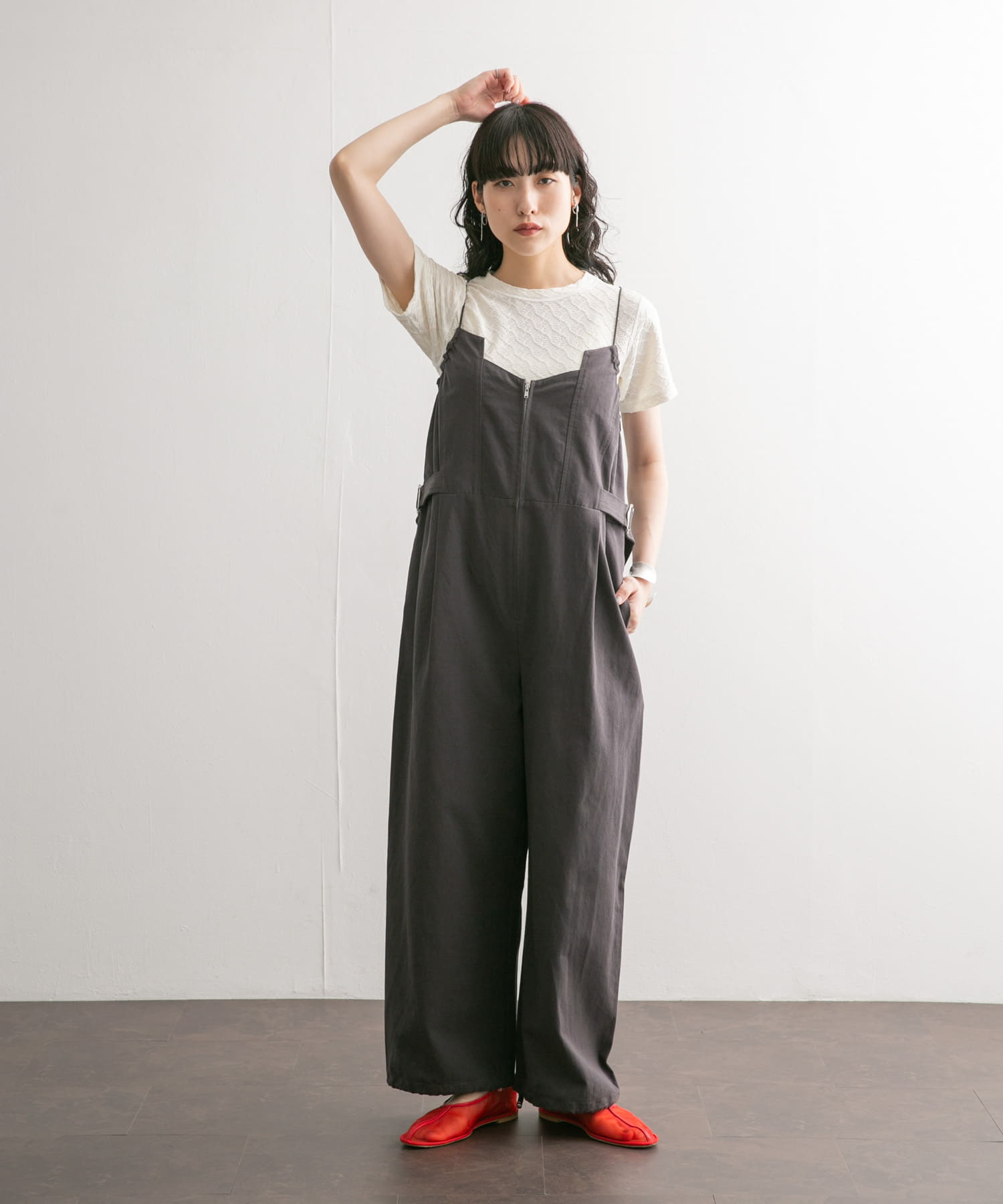 身長：160cm サイズ：one