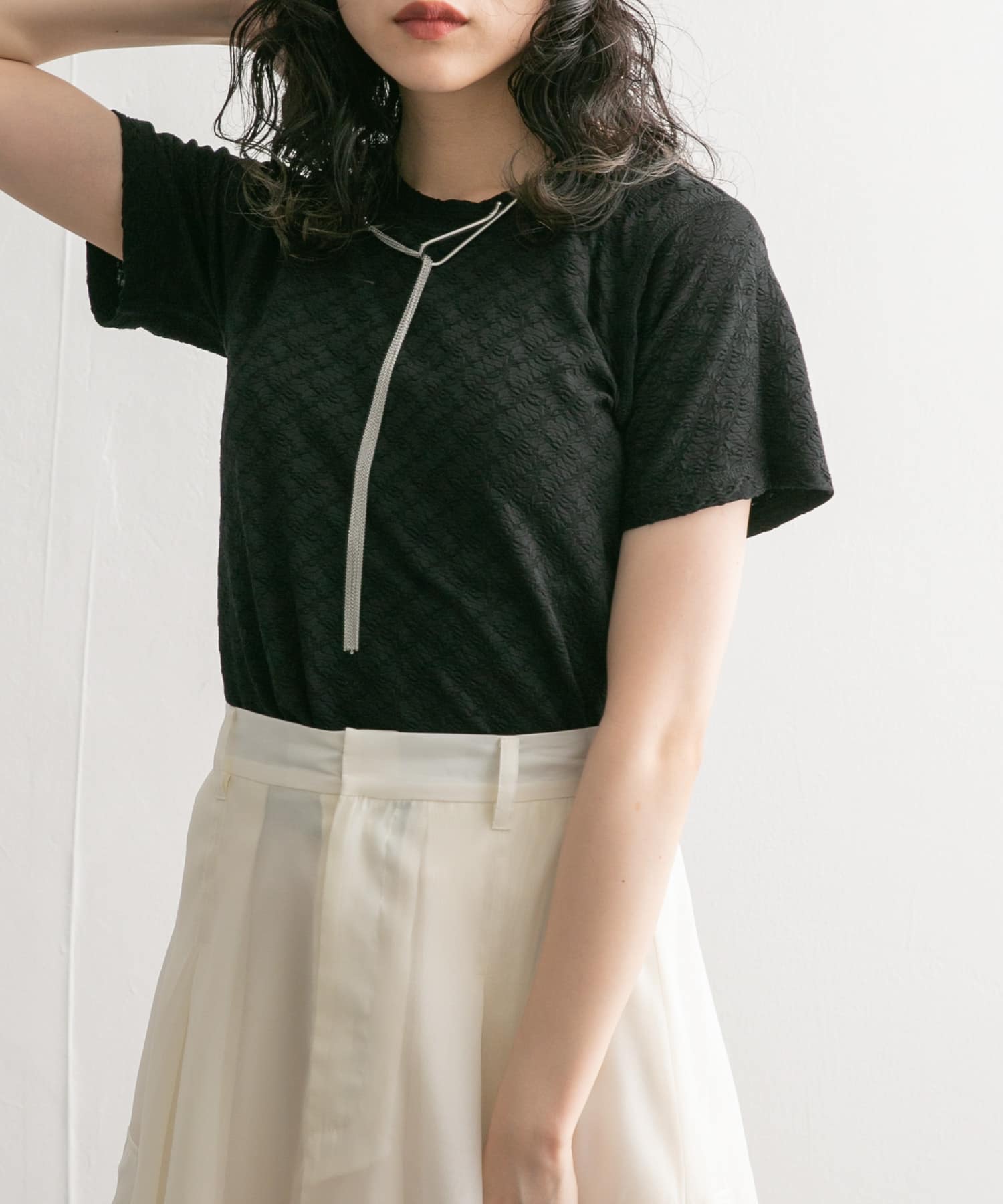 身長：160cm サイズ：one