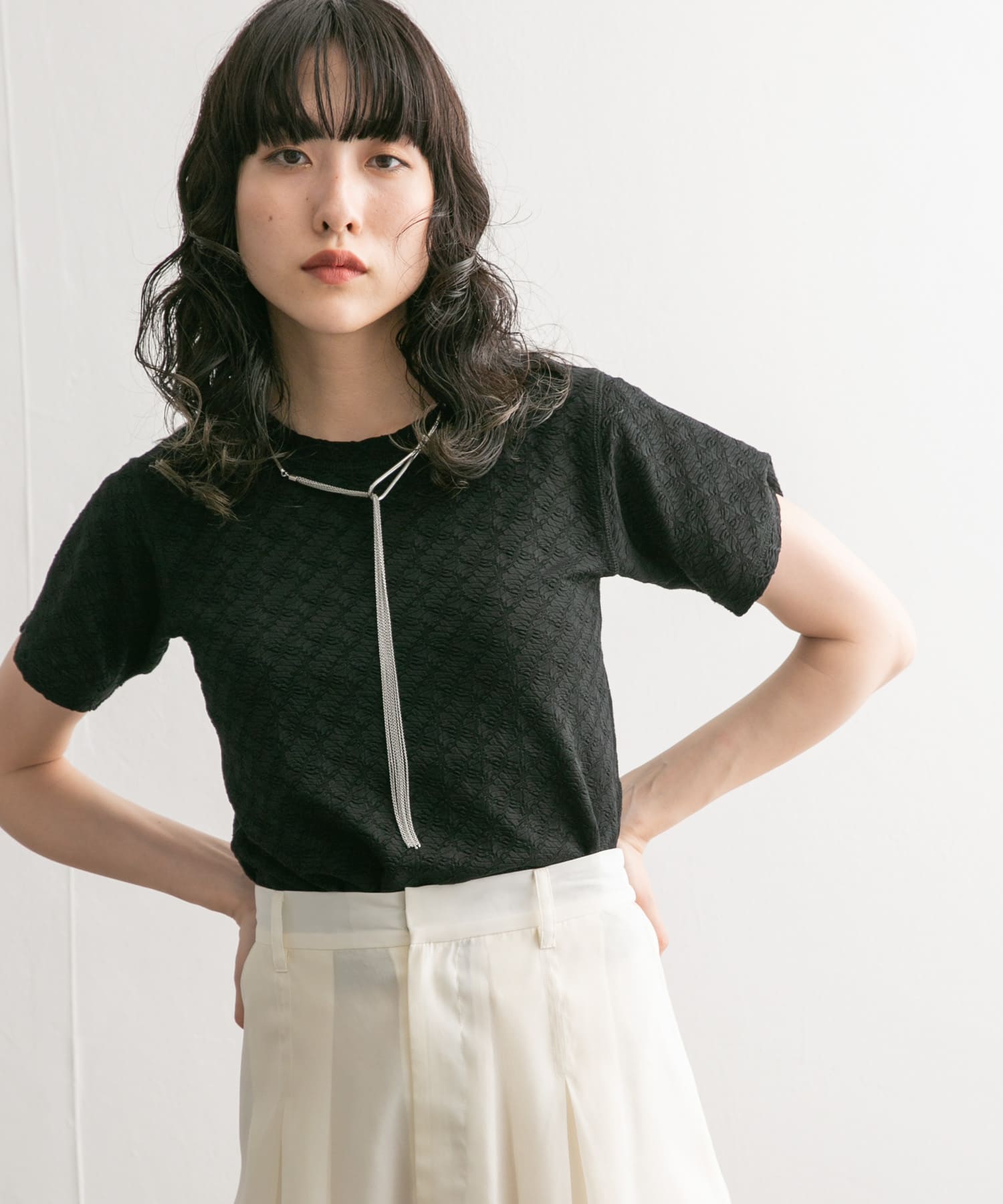 身長：160cm サイズ：one