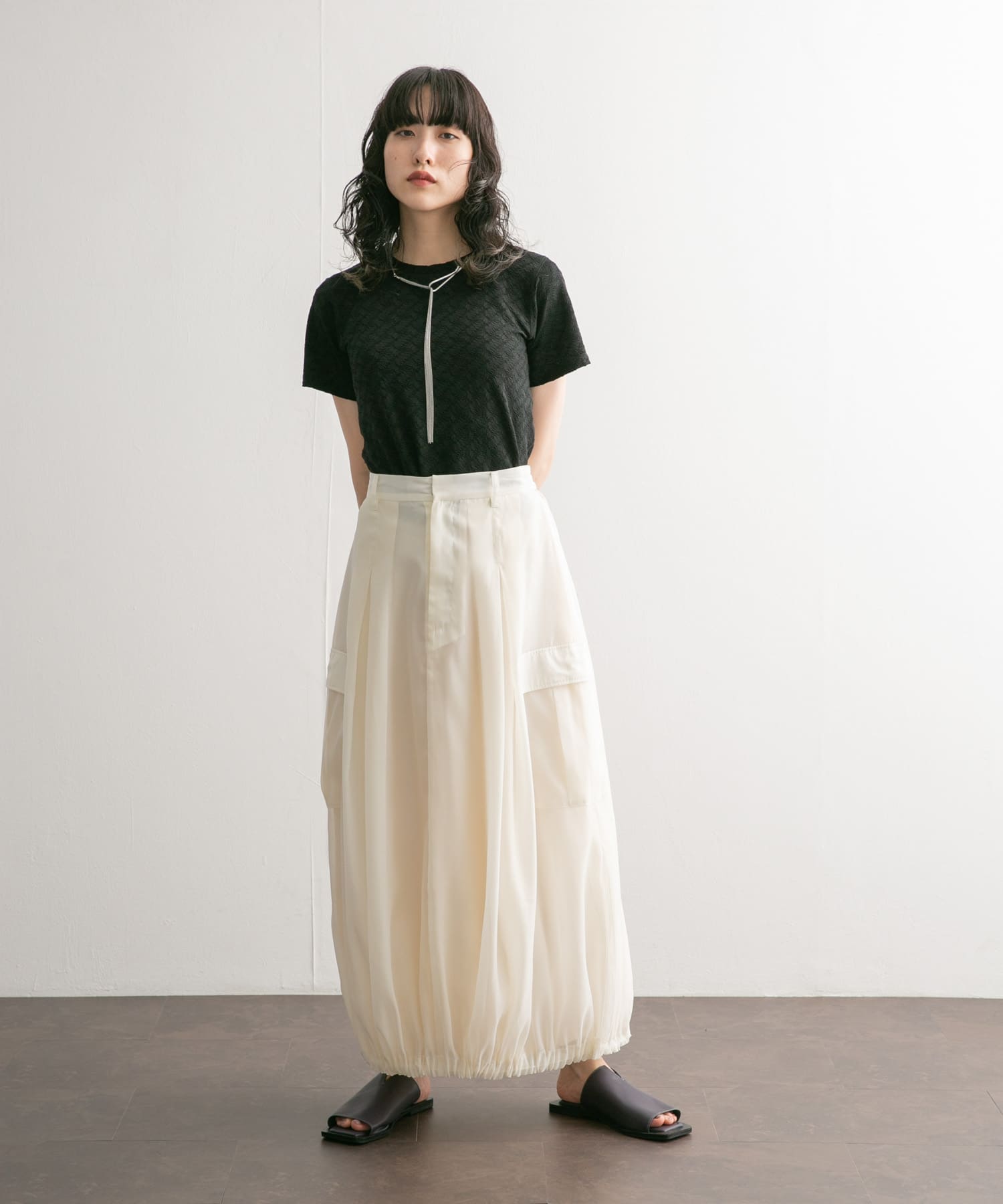 身長：160cm サイズ：one